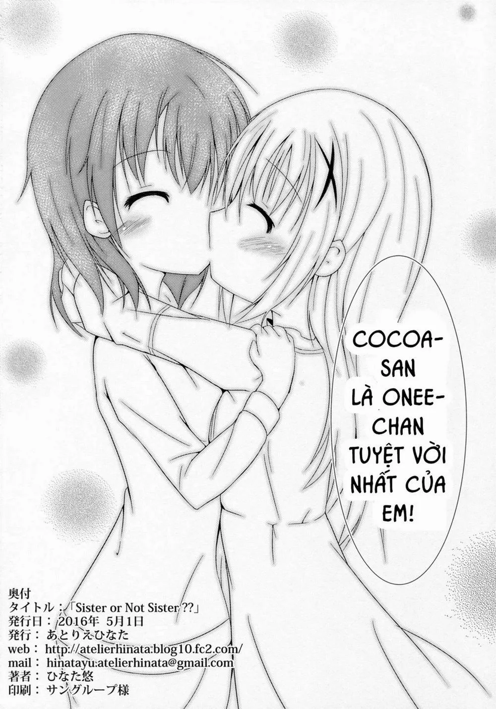 HentaiVN.net - Ảnh 25 - Sister Or Not Sister?? (Gochuumon Wa Usagi Desu Ka) - Chap 1