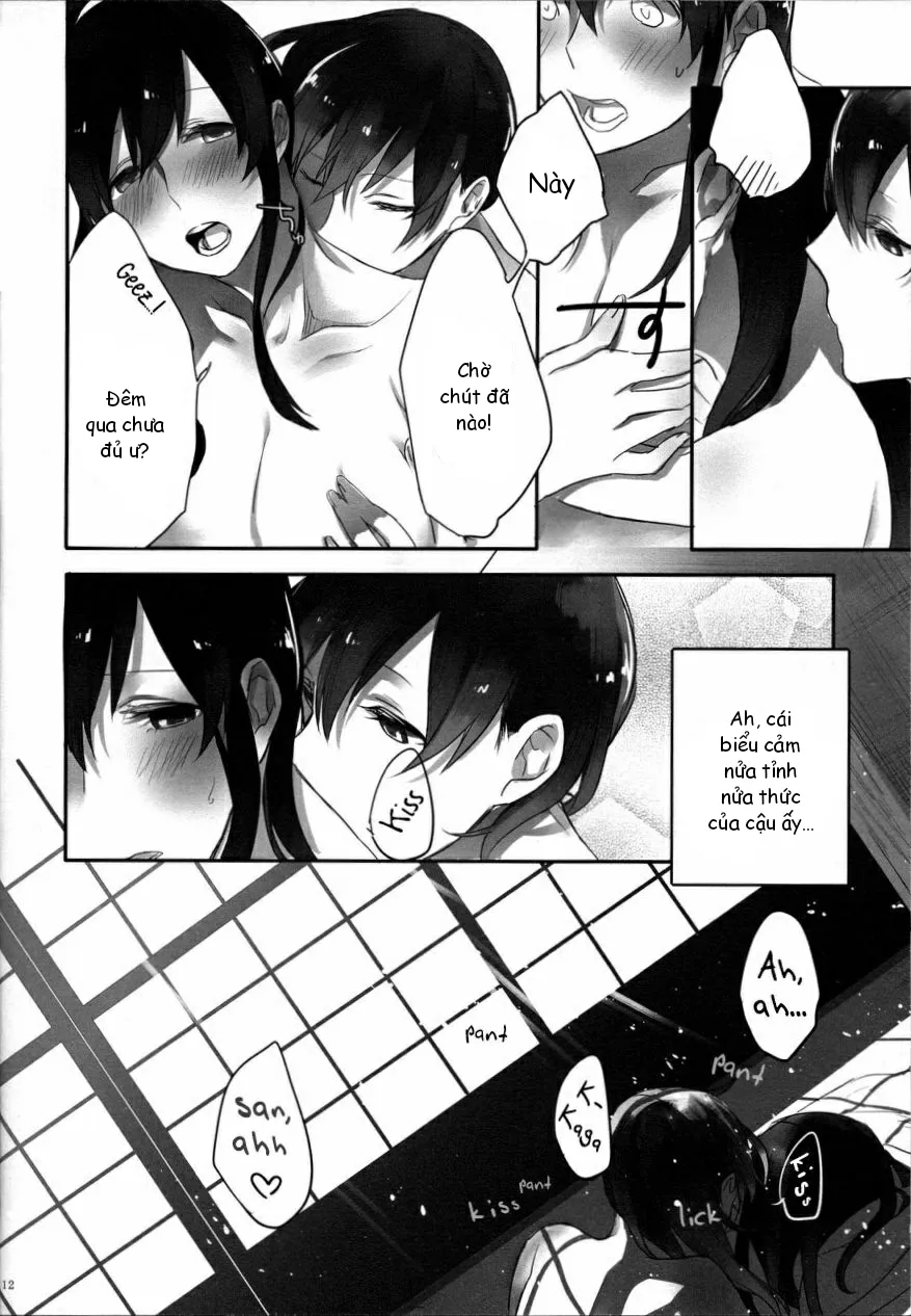 HentaiVN.net - Ảnh 15 - Akagi x Kaga Shinkon Shoya Anthology - 1st bite ~Hokori no Chigiri~ (Kantai Collection) - Chap 1