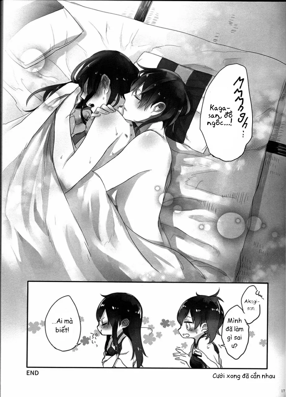 HentaiVN.net - Ảnh 20 - Akagi x Kaga Shinkon Shoya Anthology - 1st bite ~Hokori no Chigiri~ (Kantai Collection) - Chap 1