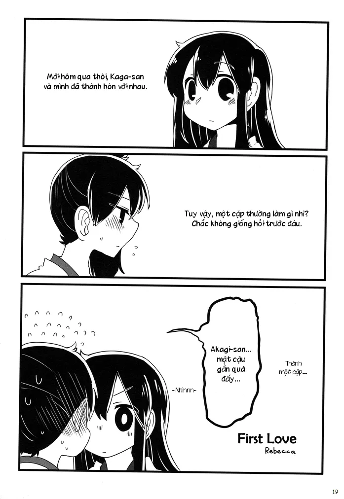 HentaiVN.net - Ảnh 23 - Akagi x Kaga Shinkon Shoya Anthology - 1st bite ~Hokori no Chigiri~ (Kantai Collection) - Chap 1