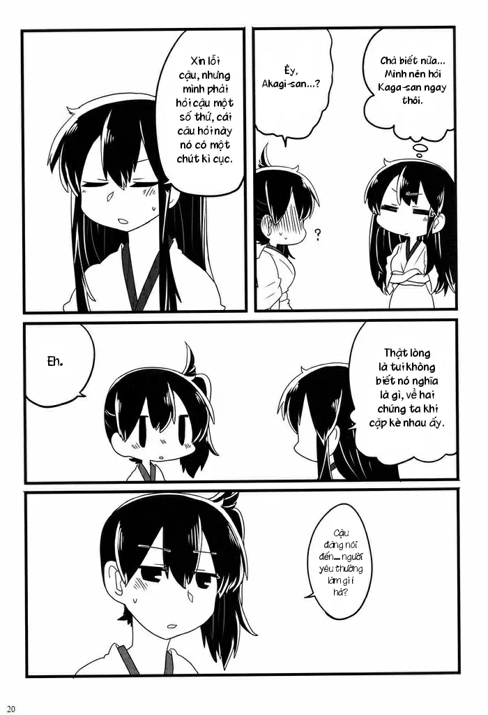 HentaiVN.net - Ảnh 24 - Akagi x Kaga Shinkon Shoya Anthology - 1st bite ~Hokori no Chigiri~ (Kantai Collection) - Chap 1