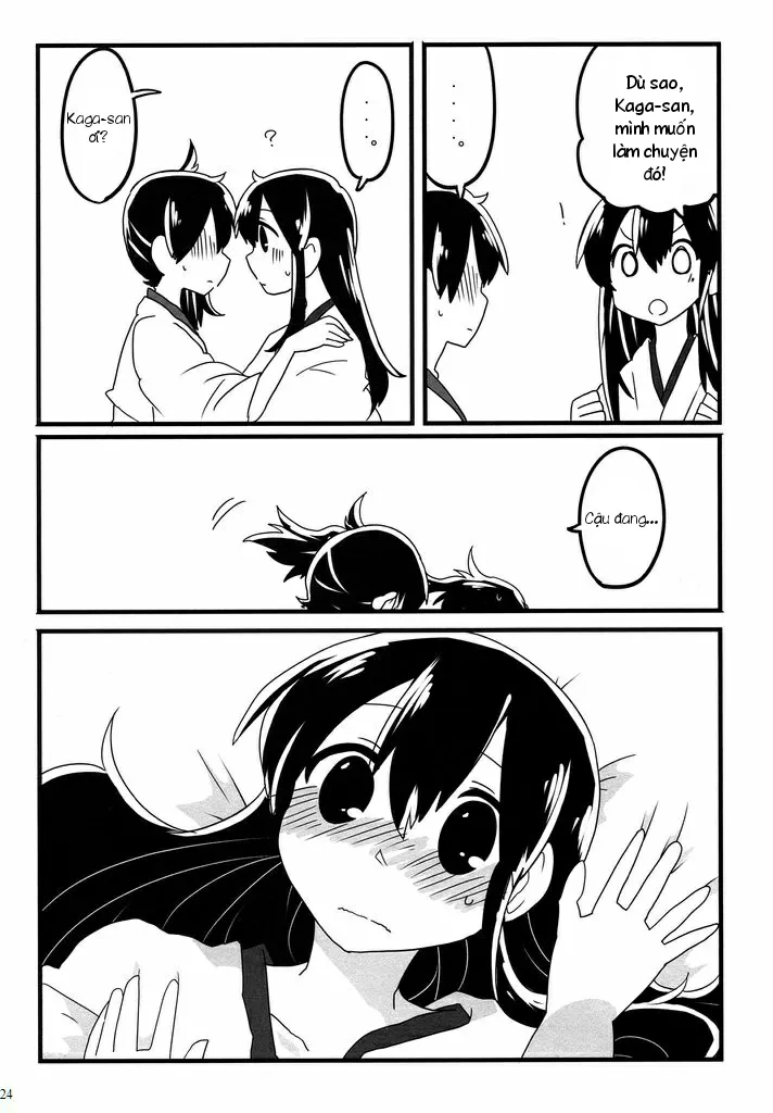 HentaiVN.net - Ảnh 28 - Akagi x Kaga Shinkon Shoya Anthology - 1st bite ~Hokori no Chigiri~ (Kantai Collection) - Chap 1