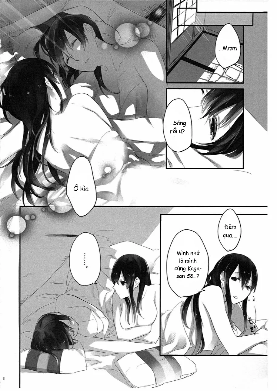 HentaiVN.net - Ảnh 9 - Akagi x Kaga Shinkon Shoya Anthology - 1st bite ~Hokori no Chigiri~ (Kantai Collection) - Chap 1