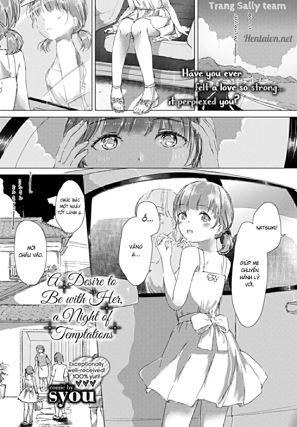 HentaiVN.net - Ảnh 1 - A Desires to be with Her, A Night of Temptations - Chap 1
