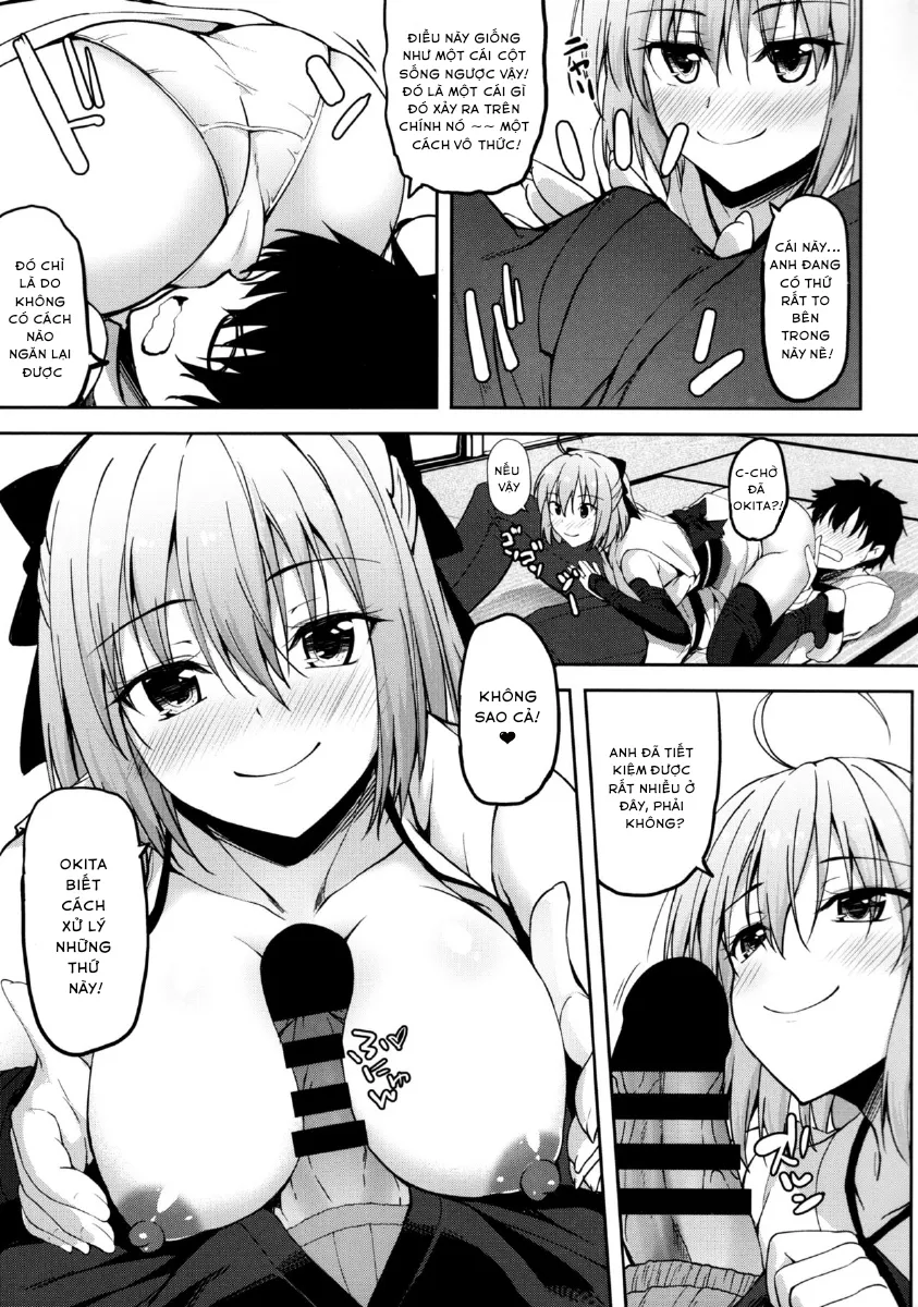 HentaiVN.net - Ảnh 8 - Okita-San Datte Koi Ga Shitai - Chap 1