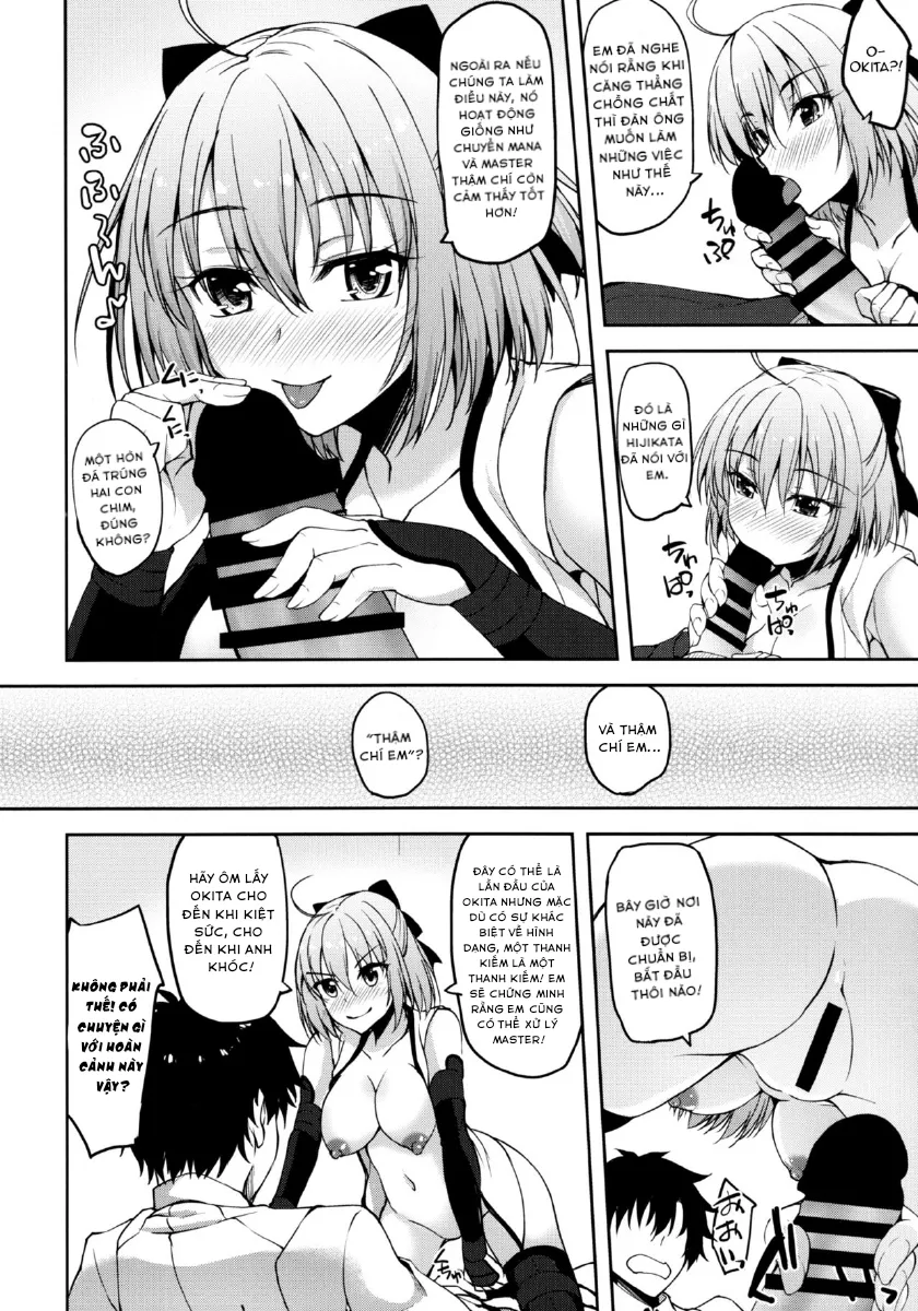 HentaiVN.net - Ảnh 9 - Okita-San Datte Koi Ga Shitai - Chap 1