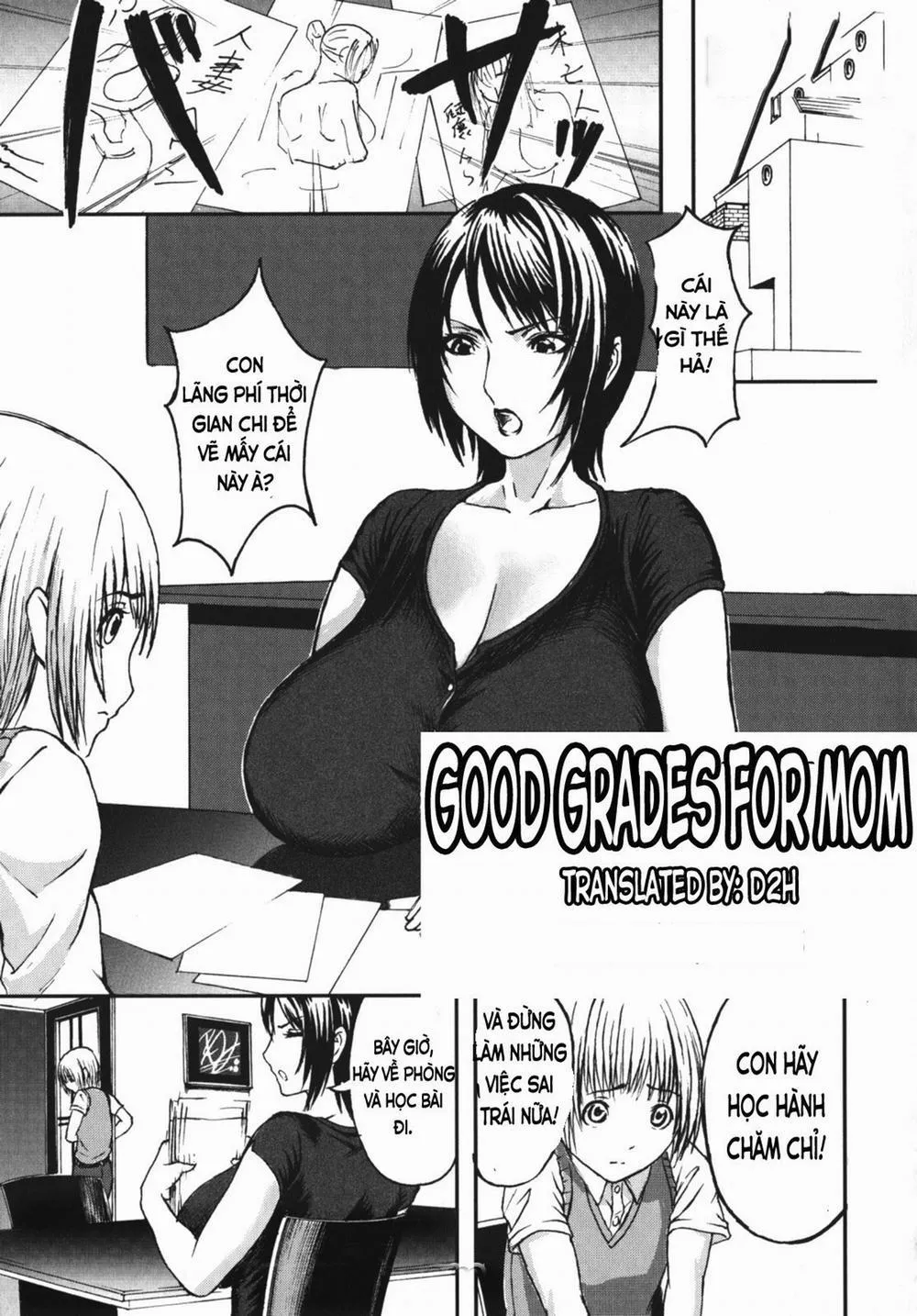 HentaiVN.net - Ảnh 1 - Good Grades for Mom - Chap 1
