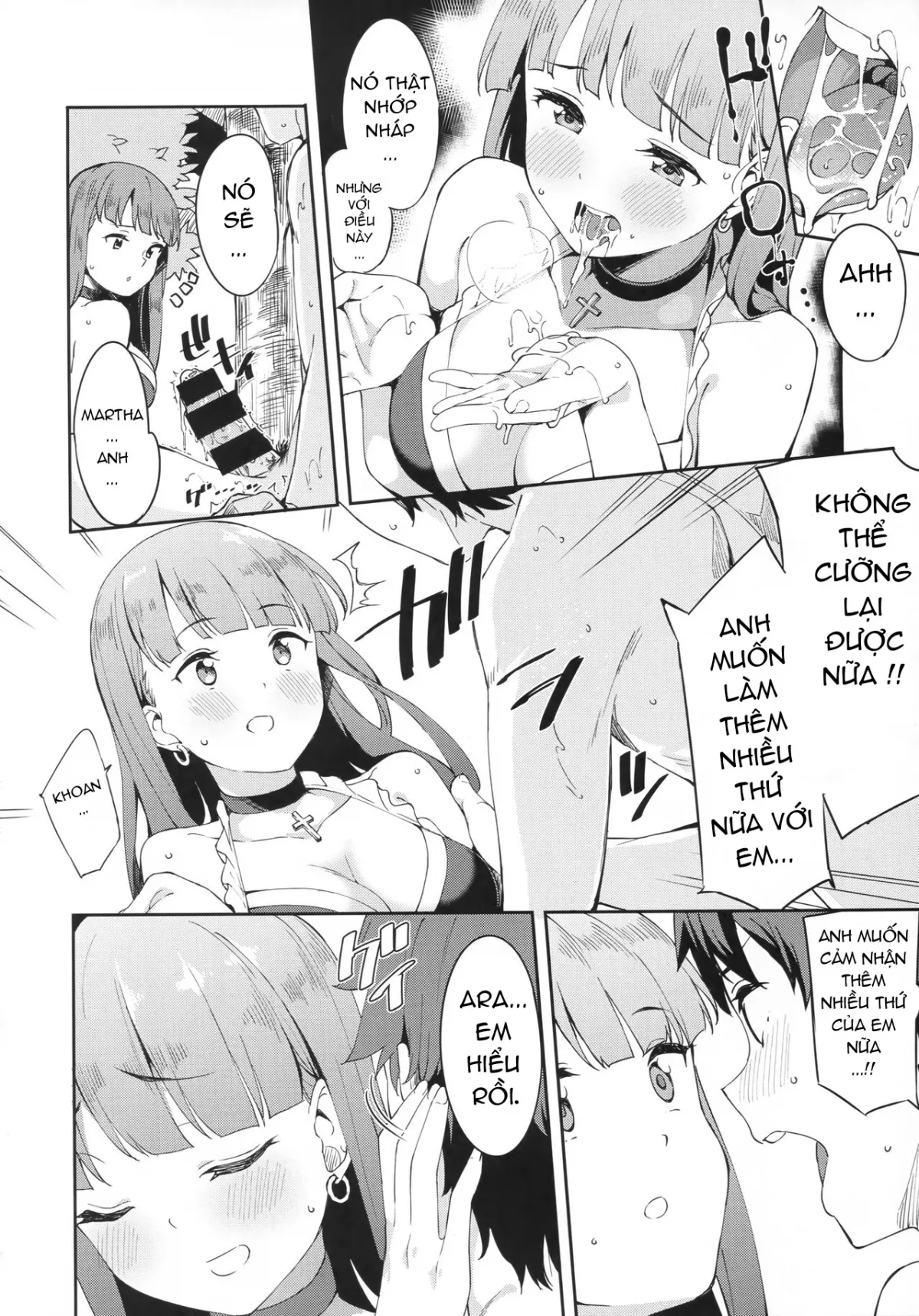 HentaiVN.net - Ảnh 11 - Seijo Martha no Zenryoku Kaihou!? (Fate/Grand Order) [聖女マルタの全力介抱!? (Fate/Grand Order)] - Chap 1