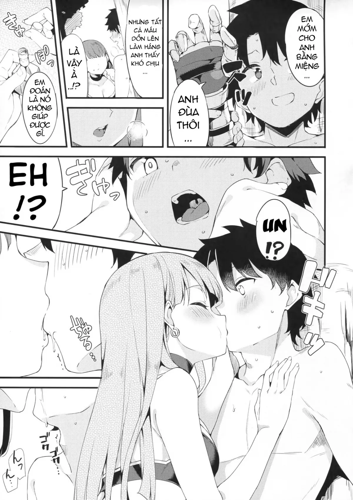HentaiVN.net - Ảnh 4 - Seijo Martha no Zenryoku Kaihou!? (Fate/Grand Order) [聖女マルタの全力介抱!? (Fate/Grand Order)] - Chap 1