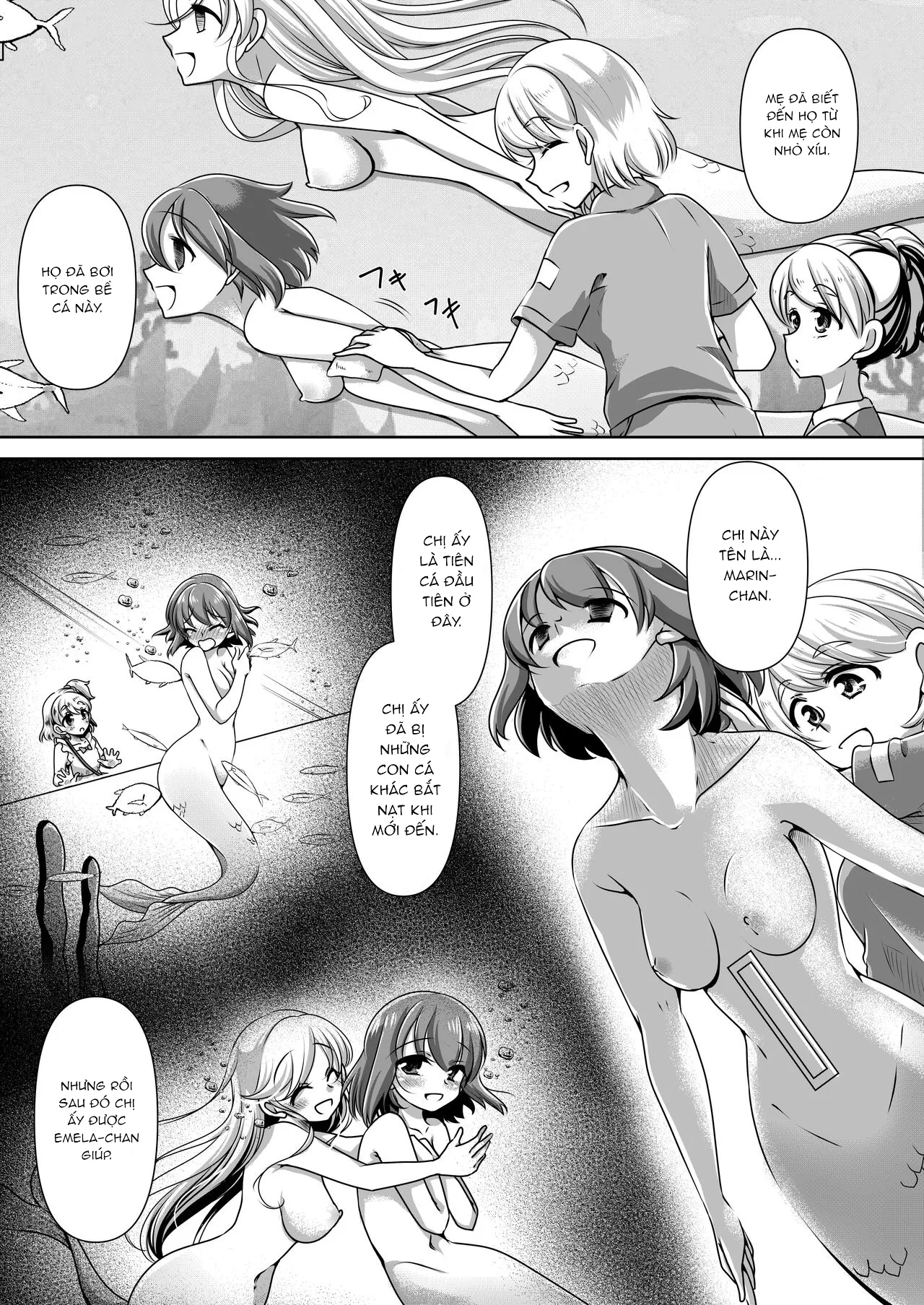 HentaiVN.net - Ảnh 12 - Ký Ức Của Một Người Cá [Aru Ningyo no Omoide; Memories of a Mermaid] - Chap 1