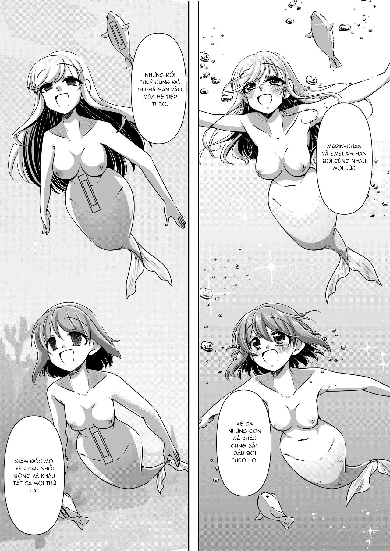 HentaiVN.net - Ảnh 14 - Ký Ức Của Một Người Cá [Aru Ningyo no Omoide; Memories of a Mermaid] - Chap 1