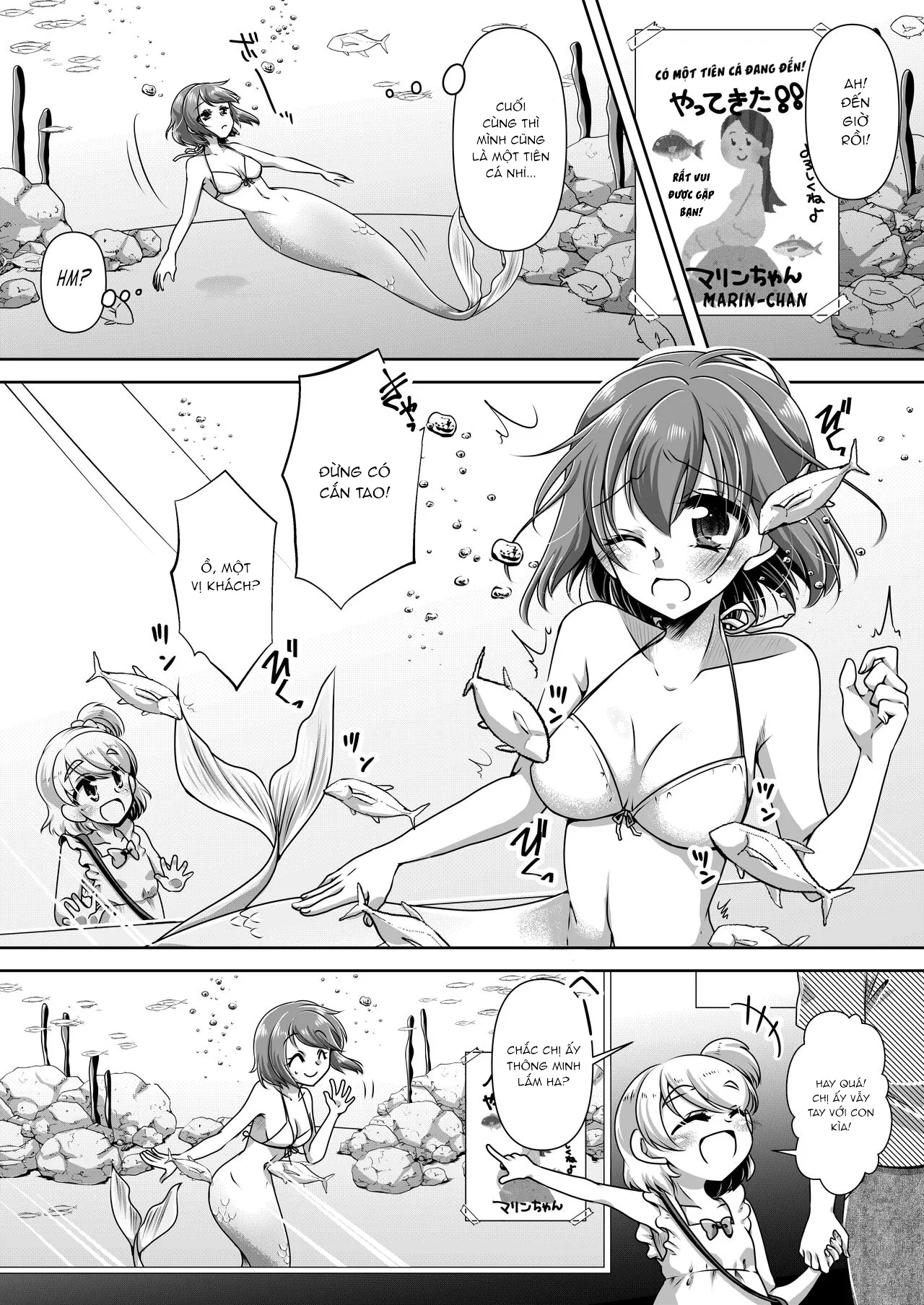 HentaiVN.net - Ảnh 4 - Ký Ức Của Một Người Cá [Aru Ningyo no Omoide; Memories of a Mermaid] - Chap 1