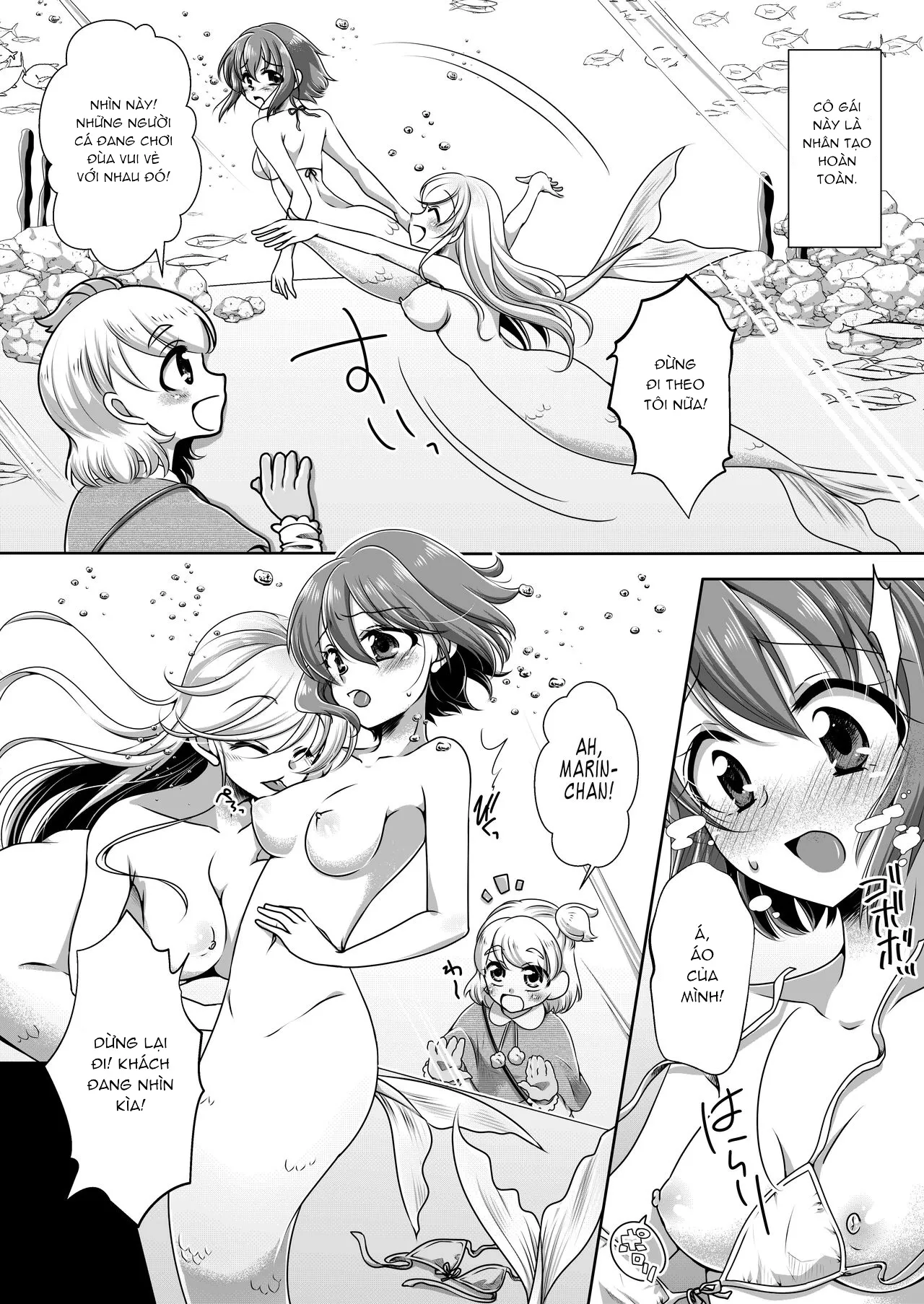 HentaiVN.net - Ảnh 7 - Ký Ức Của Một Người Cá [Aru Ningyo no Omoide; Memories of a Mermaid] - Chap 1