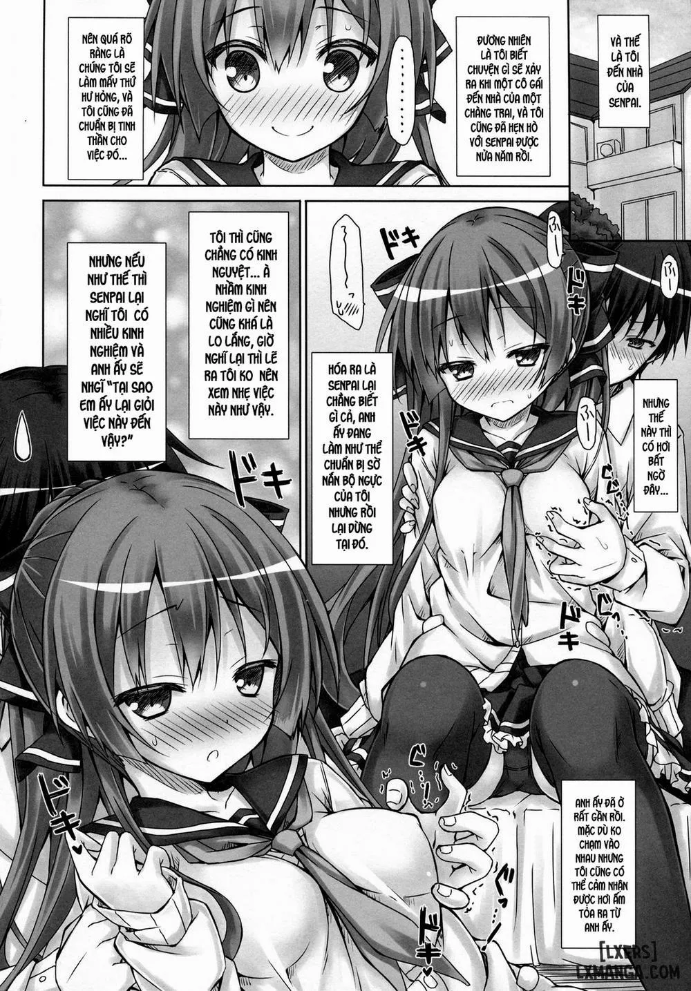HentaiVN.net - Ảnh 5 - Kanojo no Renai Katsudou Kiroku - Chap 1