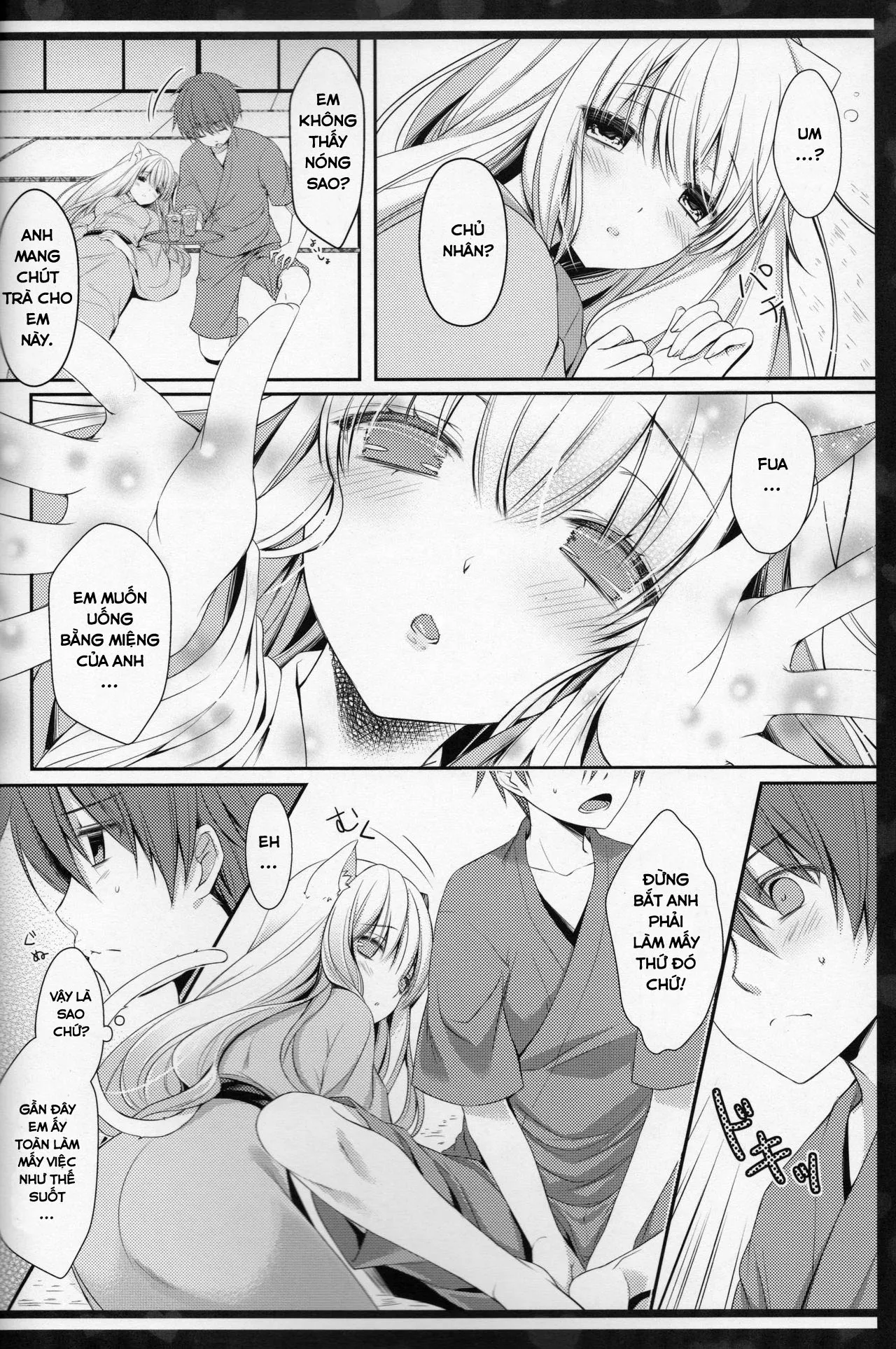 HentaiVN.net - Ảnh 7 - Bé mèo đáng yêu của tôi! [Rabunyan] - Chap 1