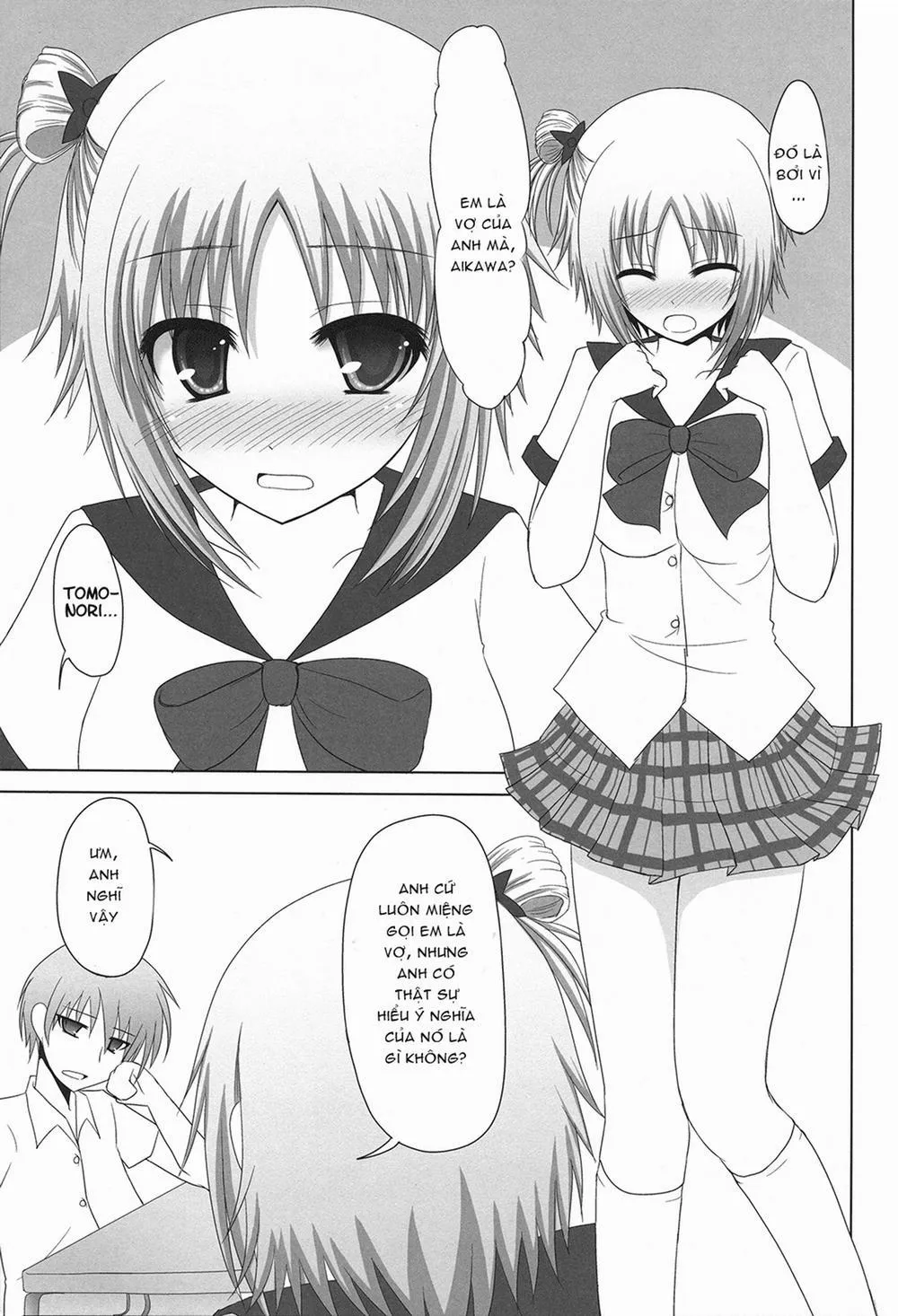 HentaiVN.net - Ảnh 3 - Is This A School Wife? Yes, She Secretly Has Big Breasts (Kore Wa Zombie Desu Ka?) - Chap 1