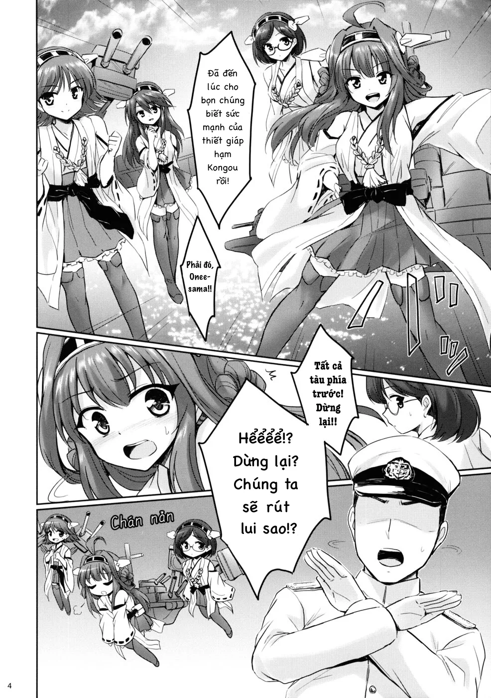 HentaiVN.net - Ảnh 3 - Chị Em Kongou và Đô Đốc! (Kantai Collection) [KinColle!! (Kantai Collection -KanColle-)] - Chap 1