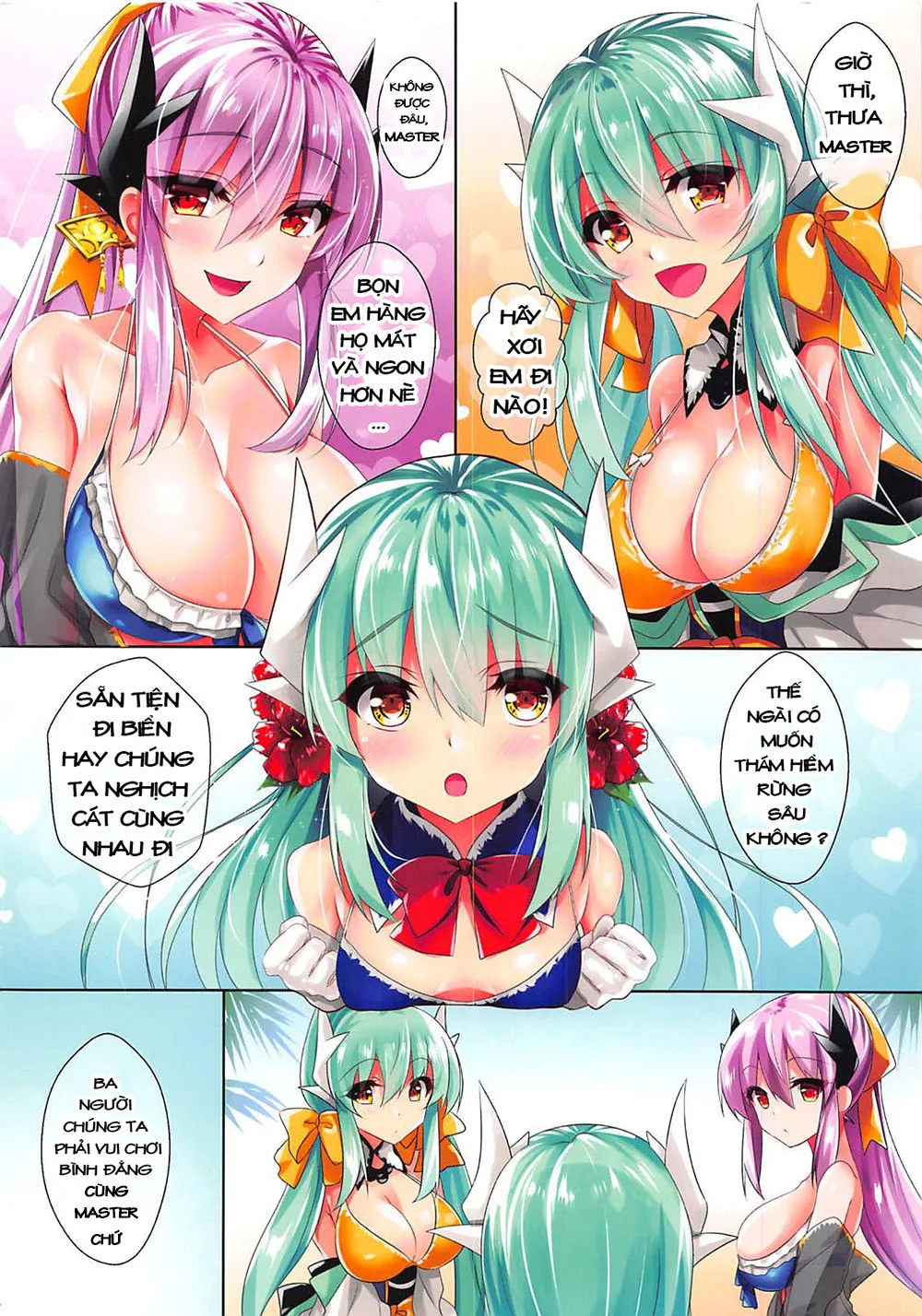 HentaiVN.net - Ảnh 5 - Yarihii to Harem H Suru Hon (Fate/Grand Order) [槍ひーとハーレムHする本 (Fate/Grand Order)] - Chap 1