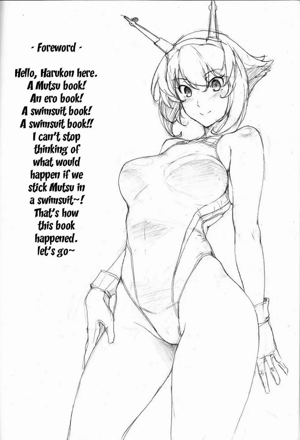 HentaiVN.net - Ảnh 3 - Itoshi no Kyouei Mizugi Instructor Senkan Mutsu (Kantai Collection -KanColle-) - Chap 1