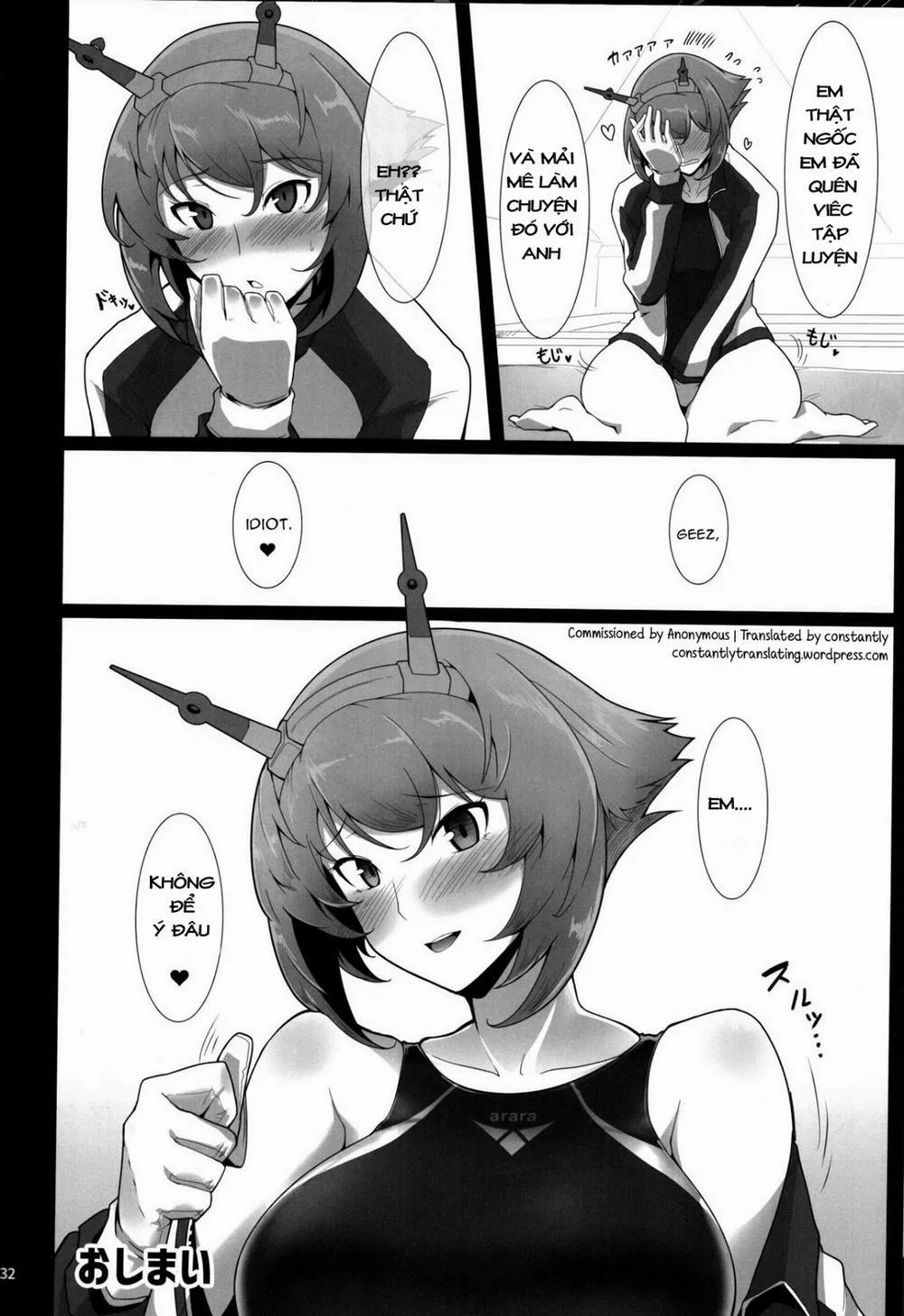 HentaiVN.net - Ảnh 31 - Itoshi no Kyouei Mizugi Instructor Senkan Mutsu (Kantai Collection -KanColle-) - Chap 1