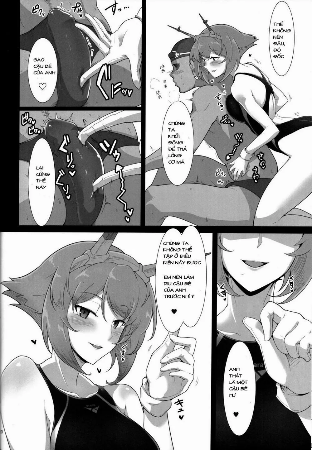 HentaiVN.net - Ảnh 9 - Itoshi no Kyouei Mizugi Instructor Senkan Mutsu (Kantai Collection -KanColle-) - Chap 1