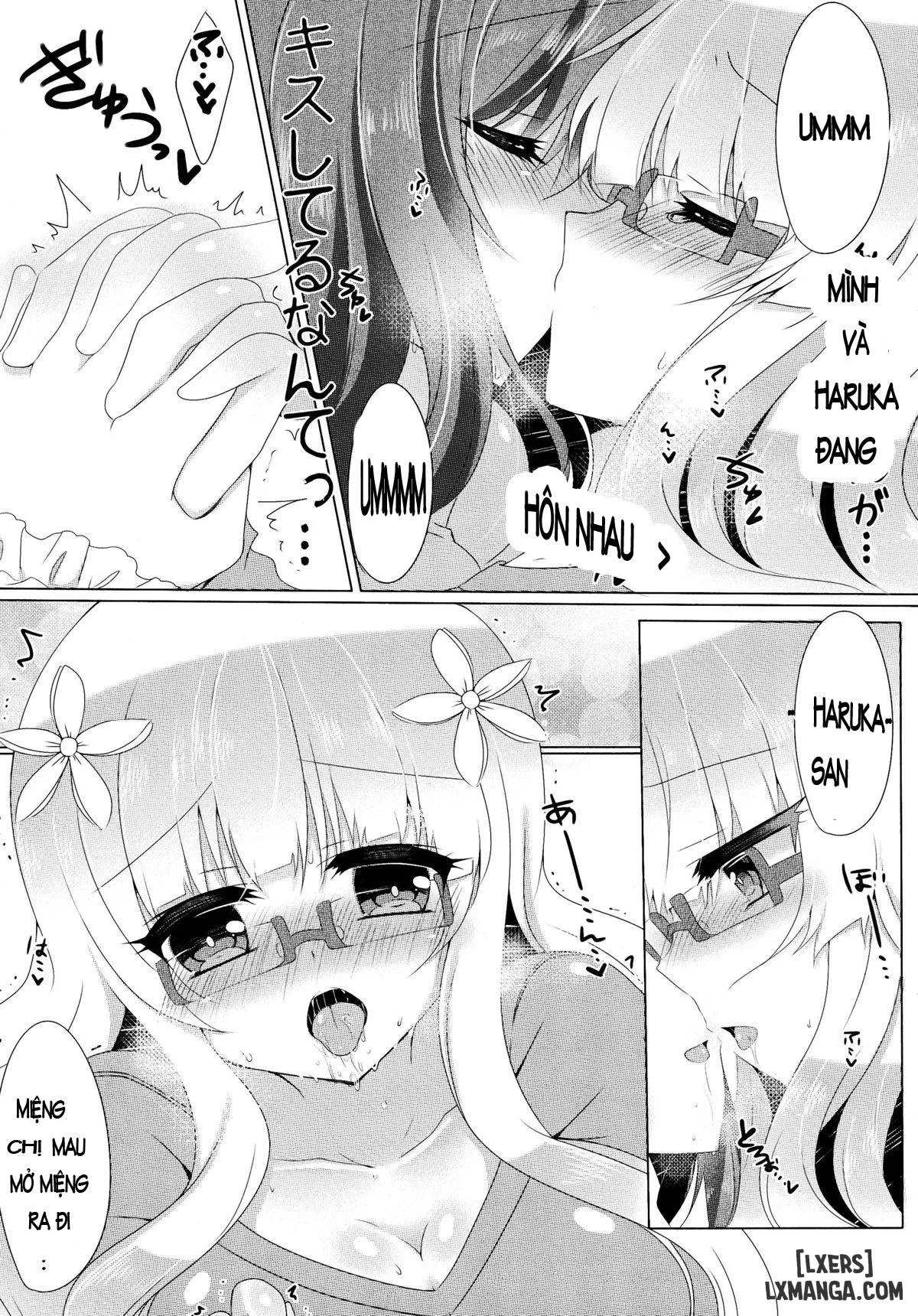 HentaiVN.net - Ảnh 10 - Sakura Trick Haruka To Mitsuki - Chap 1