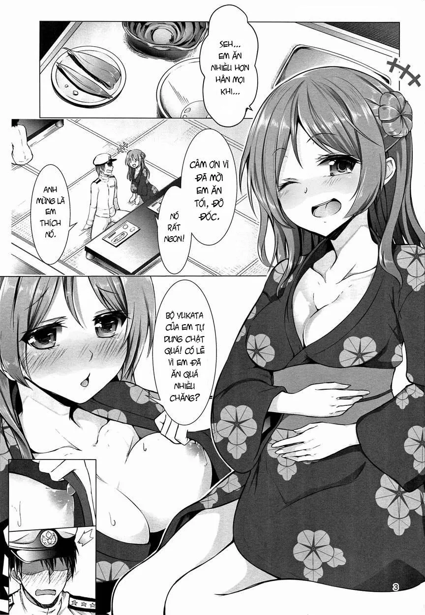 HentaiVN.net - Ảnh 4 - Ecchi na uchi demo daijoubu? (Kantai Collection) - Chap 1