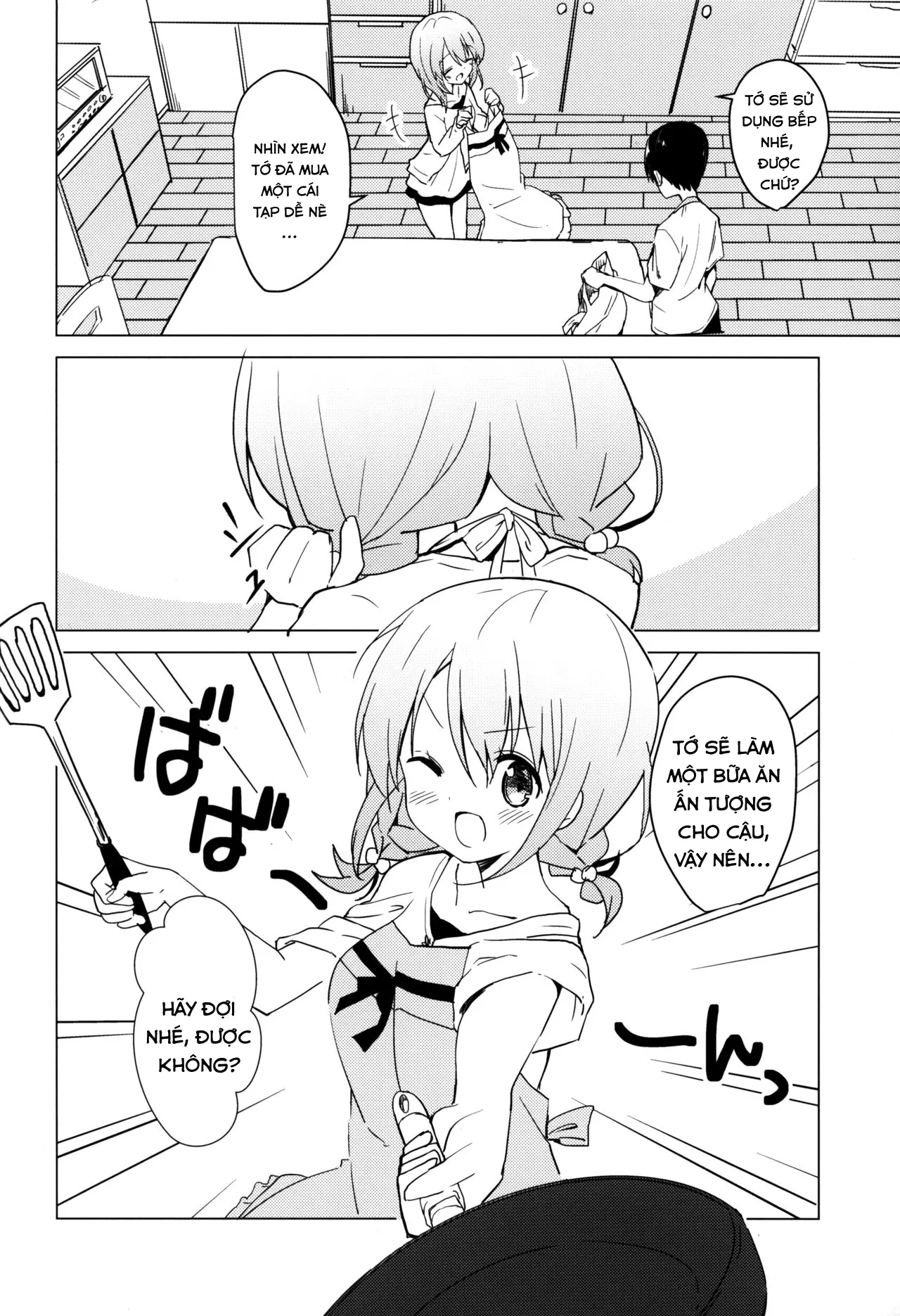 HentaiVN.net - Ảnh 5 - Gochuumon wa Kokoa to Apron desu ka? (Gochuumon wa Usagi desu ka?) - Chap 1