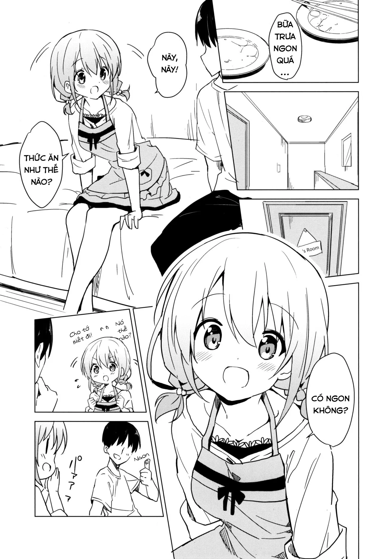 HentaiVN.net - Ảnh 8 - Gochuumon wa Kokoa to Apron desu ka? (Gochuumon wa Usagi desu ka?) - Chap 1
