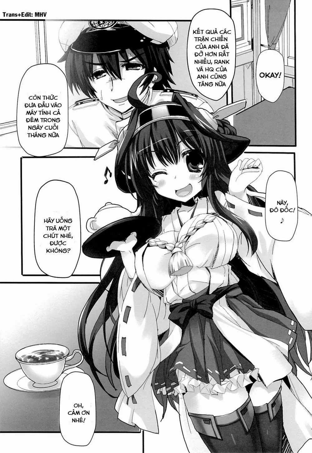 HentaiVN.net - Ảnh 4 - Fight For Liberty No.1 (Kantai Collection -KanColle-) - Chap 1