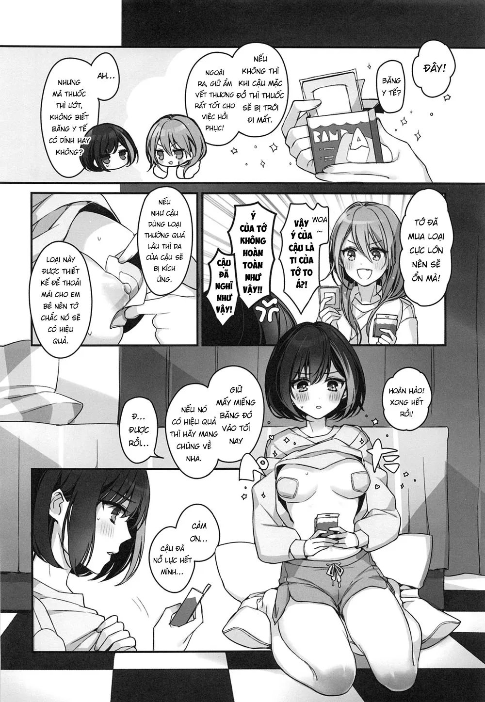 HentaiVN.net - Ảnh 15 - Okusuri Nureta Ne - Chap 1