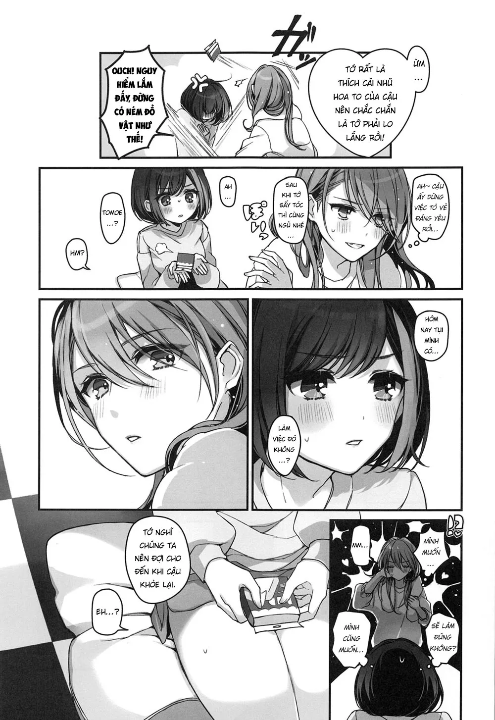 HentaiVN.net - Ảnh 16 - Okusuri Nureta Ne - Chap 1