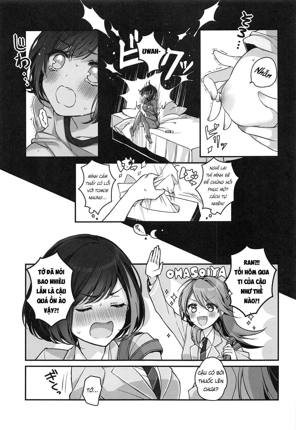 HentaiVN.net - Ảnh 8 - Okusuri Nureta Ne - Chap 1
