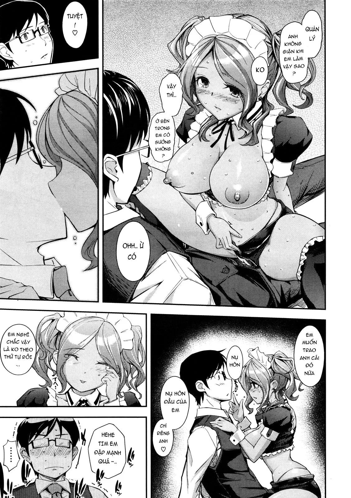 HentaiVN.net - Ảnh 16 - Cô Hầu Gái Tận Tình [The Devoted Maid] - Chap 1