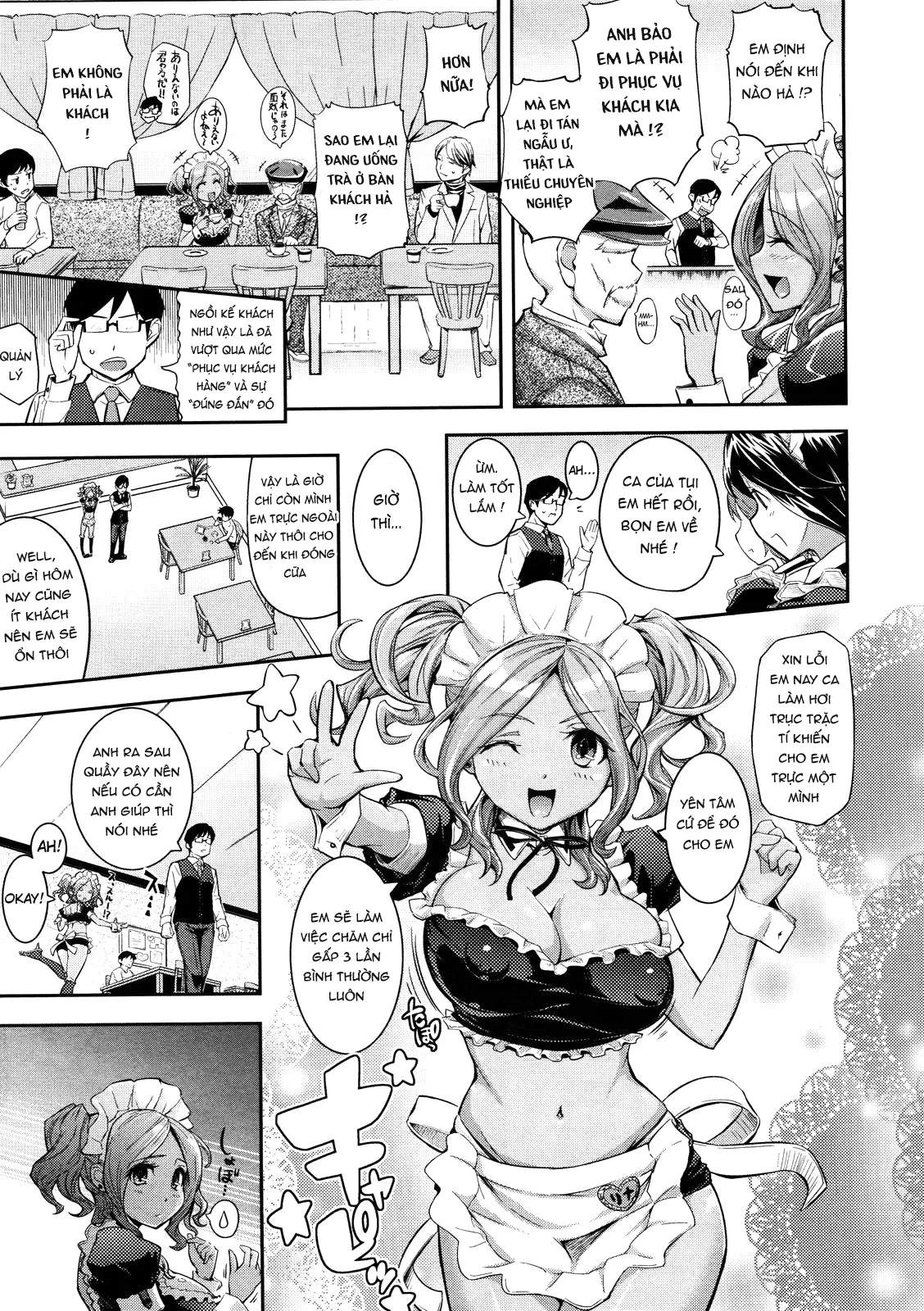 HentaiVN.net - Ảnh 4 - Cô Hầu Gái Tận Tình [The Devoted Maid] - Chap 1