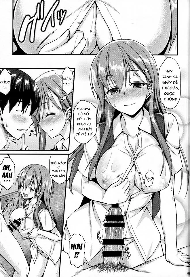 HentaiVN.net - Ảnh 4 - Suzuya to Ichaicha Shitai!! (Kantai Collection -KanColle-) [鈴谷とイチャイチャしたい!! (艦隊これくしょん -艦これ-)] - Chap 1