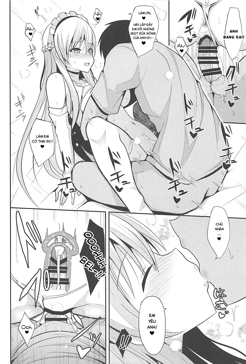 HentaiVN.net - Ảnh 14 - Đêm tân hôn cùng với Belfast (Azur Lane) [Belfast to Kekkon Shoya, Wedding Night with Belfast (Azur Lane)] - Chap 1