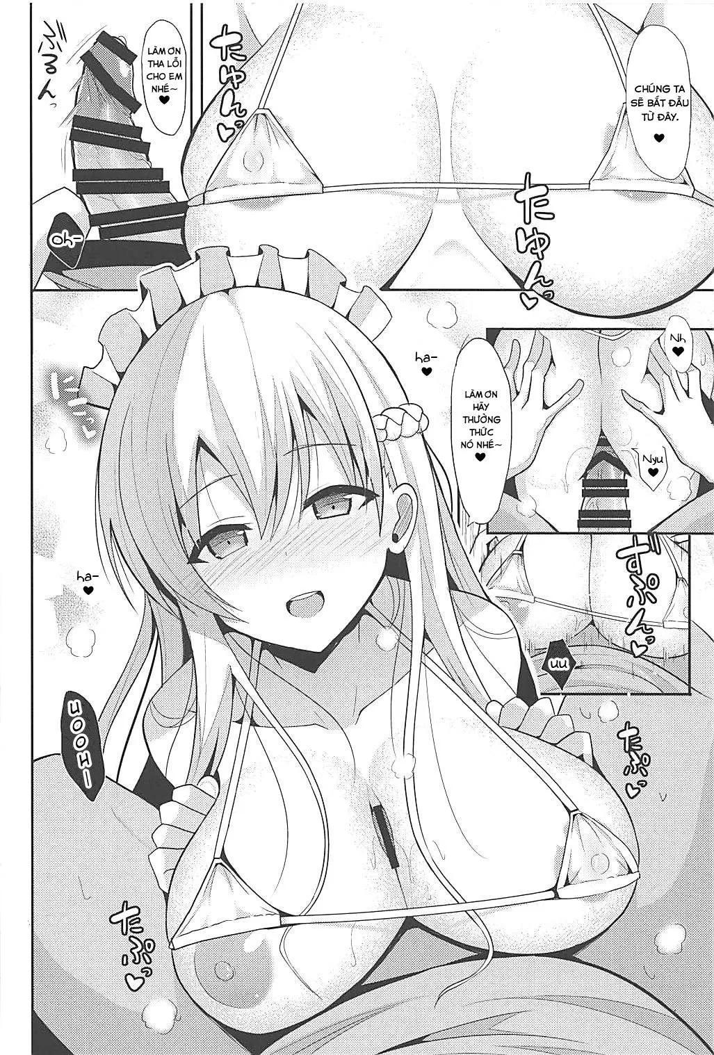 HentaiVN.net - Ảnh 8 - Đêm tân hôn cùng với Belfast (Azur Lane) [Belfast to Kekkon Shoya, Wedding Night with Belfast (Azur Lane)] - Chap 1