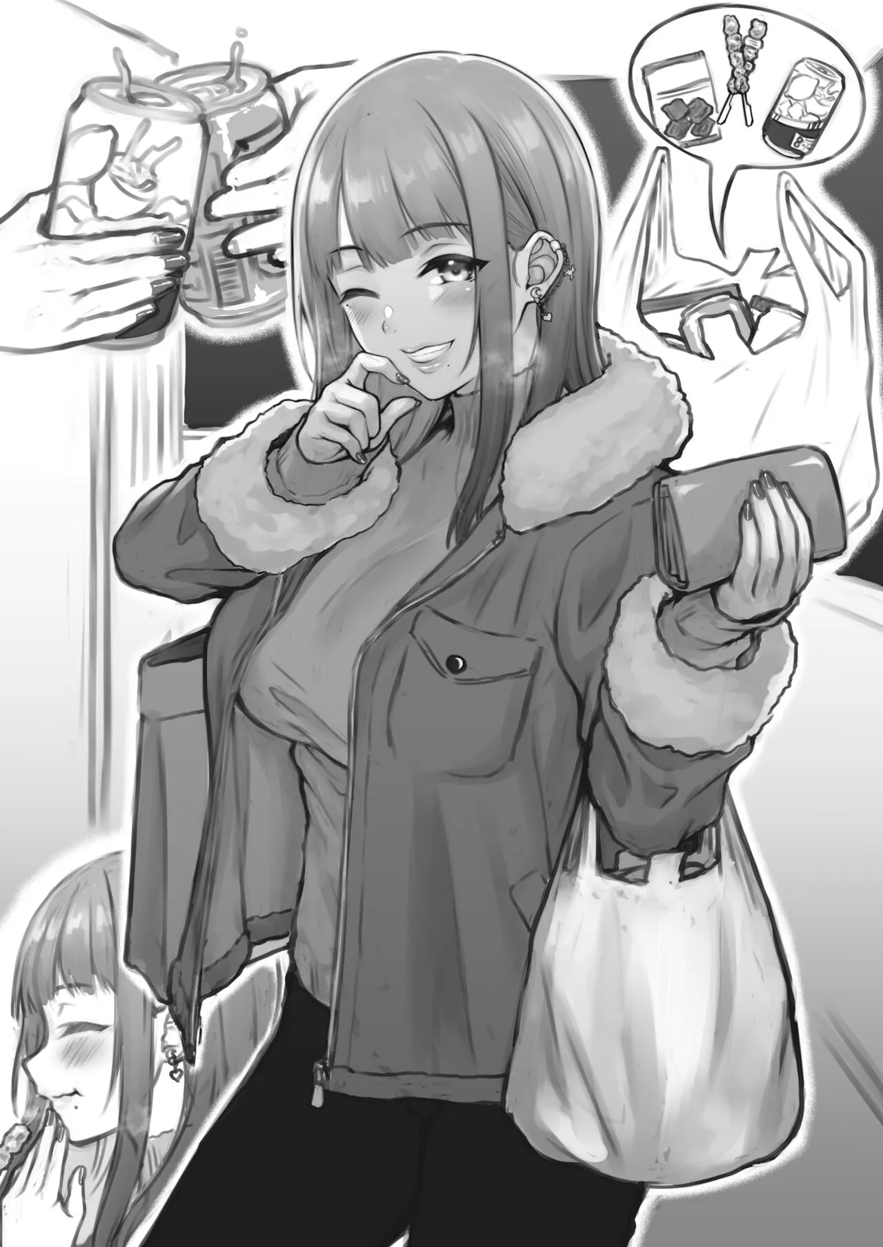 HentaiVN.net - Ảnh 2 - Drinking by myself is lonely, why don't we drink together? - Chap 1