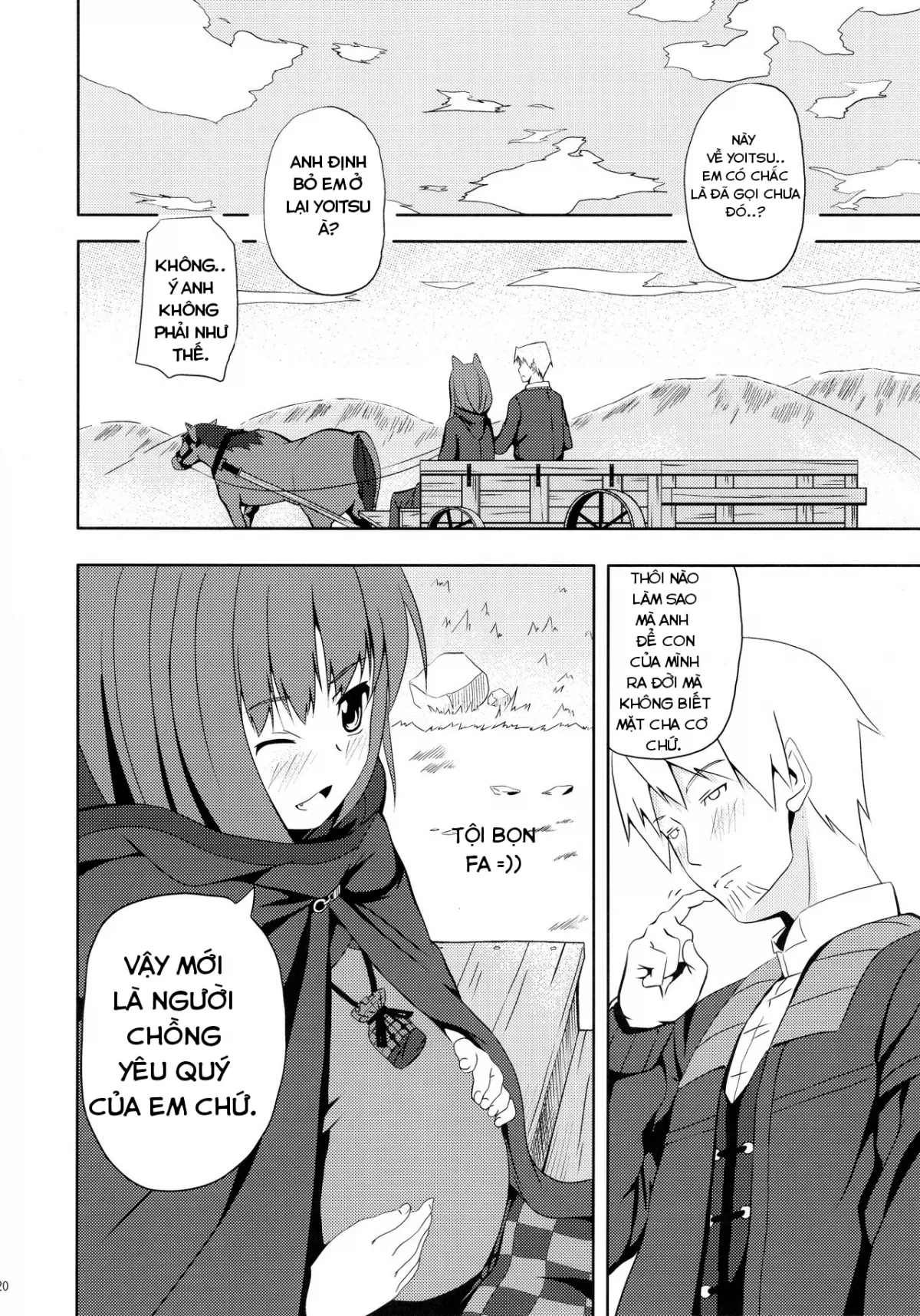 HentaiVN.net - Ảnh 20 - Bitter Apple (Spice and Wolf) [Sói và gia vị happy end] - Chap 1