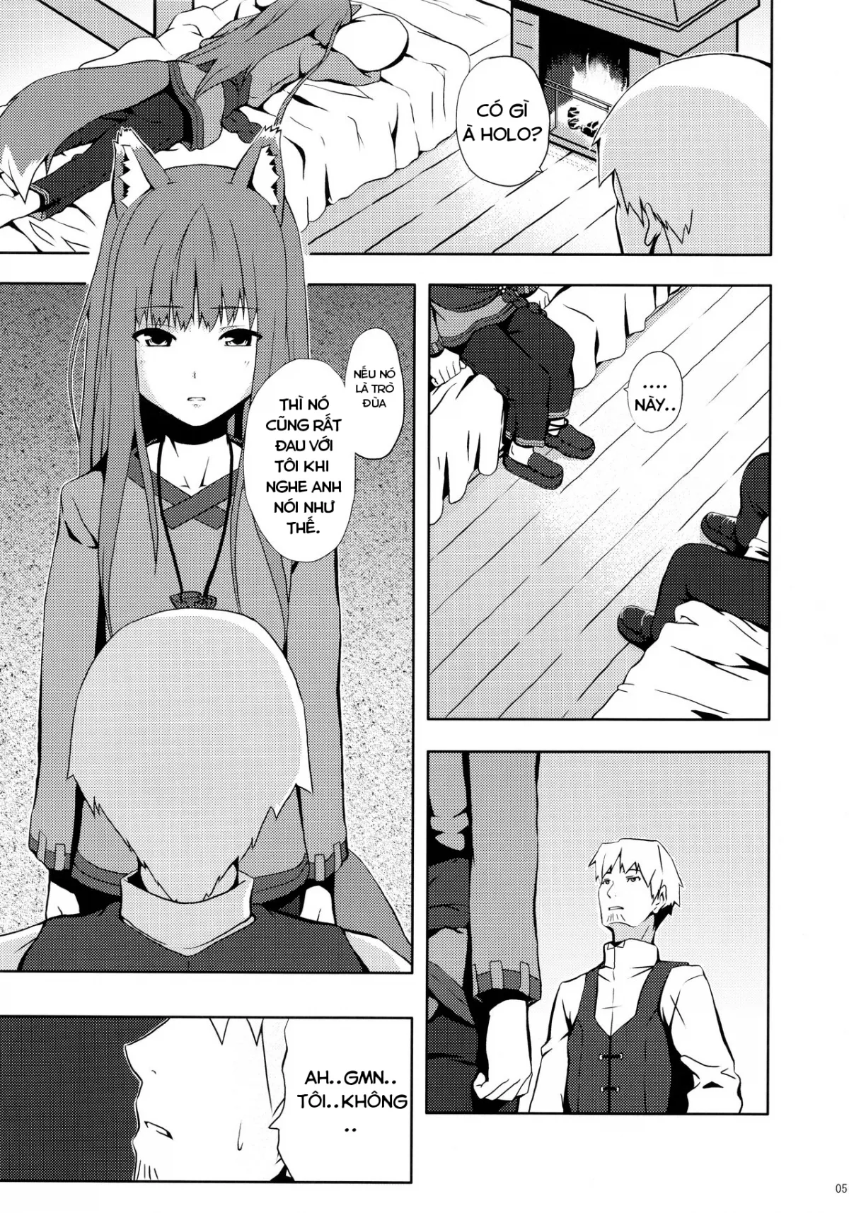 HentaiVN.net - Ảnh 6 - Bitter Apple (Spice and Wolf) [Sói và gia vị happy end] - Chap 1