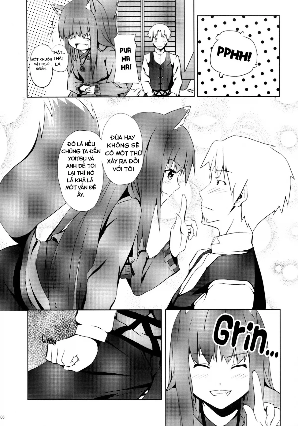 HentaiVN.net - Ảnh 7 - Bitter Apple (Spice and Wolf) [Sói và gia vị happy end] - Chap 1