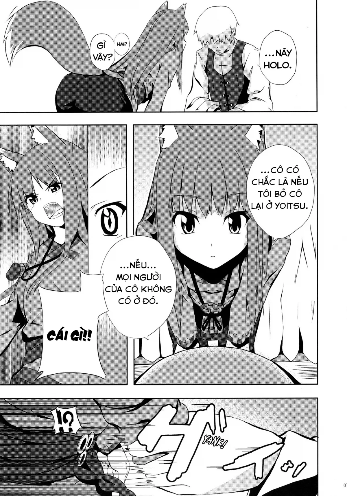 HentaiVN.net - Ảnh 8 - Bitter Apple (Spice and Wolf) [Sói và gia vị happy end] - Chap 1