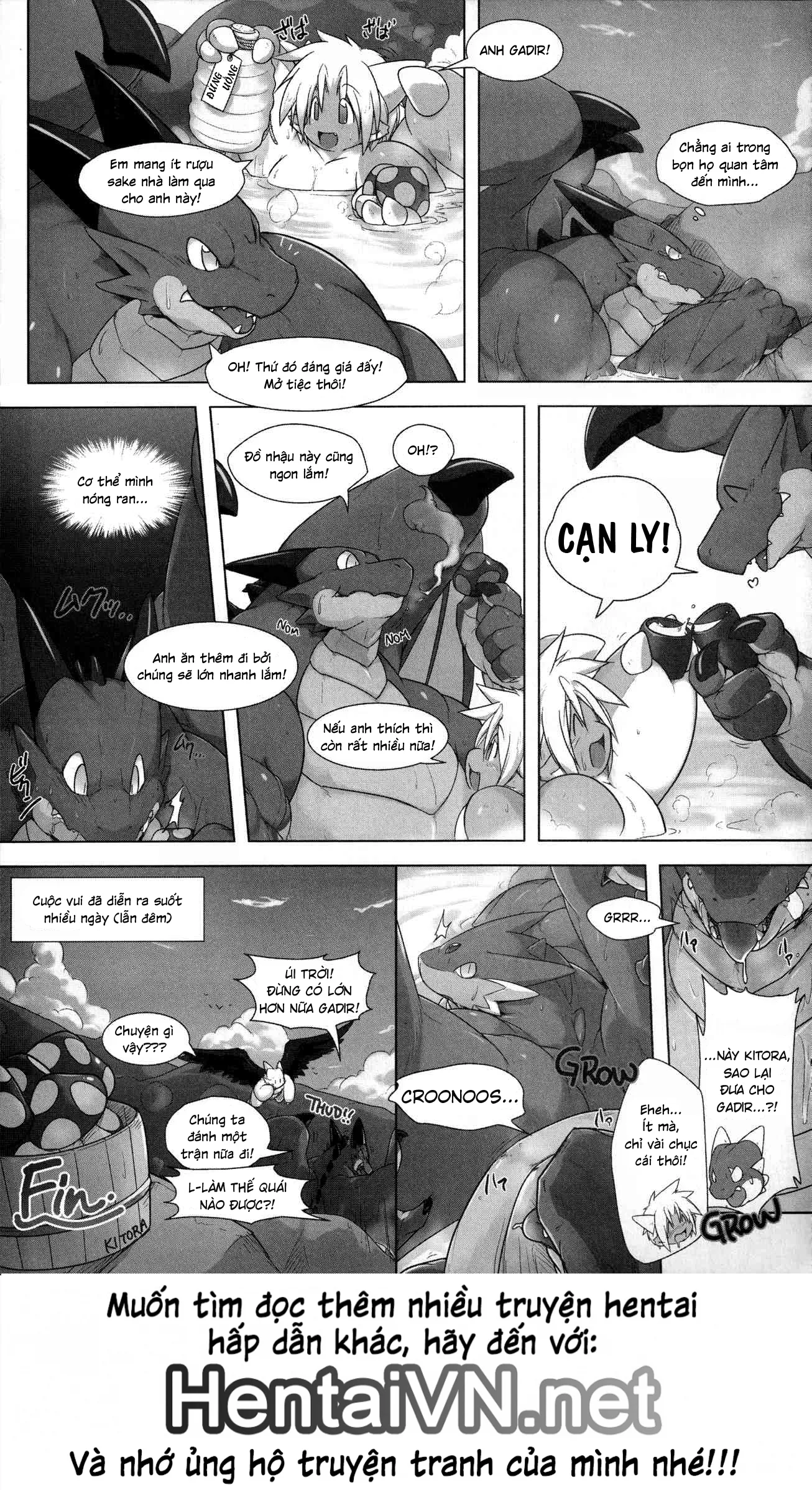 HentaiVN.net - Ảnh 19 - Dragon Sanctuary - Chap 1