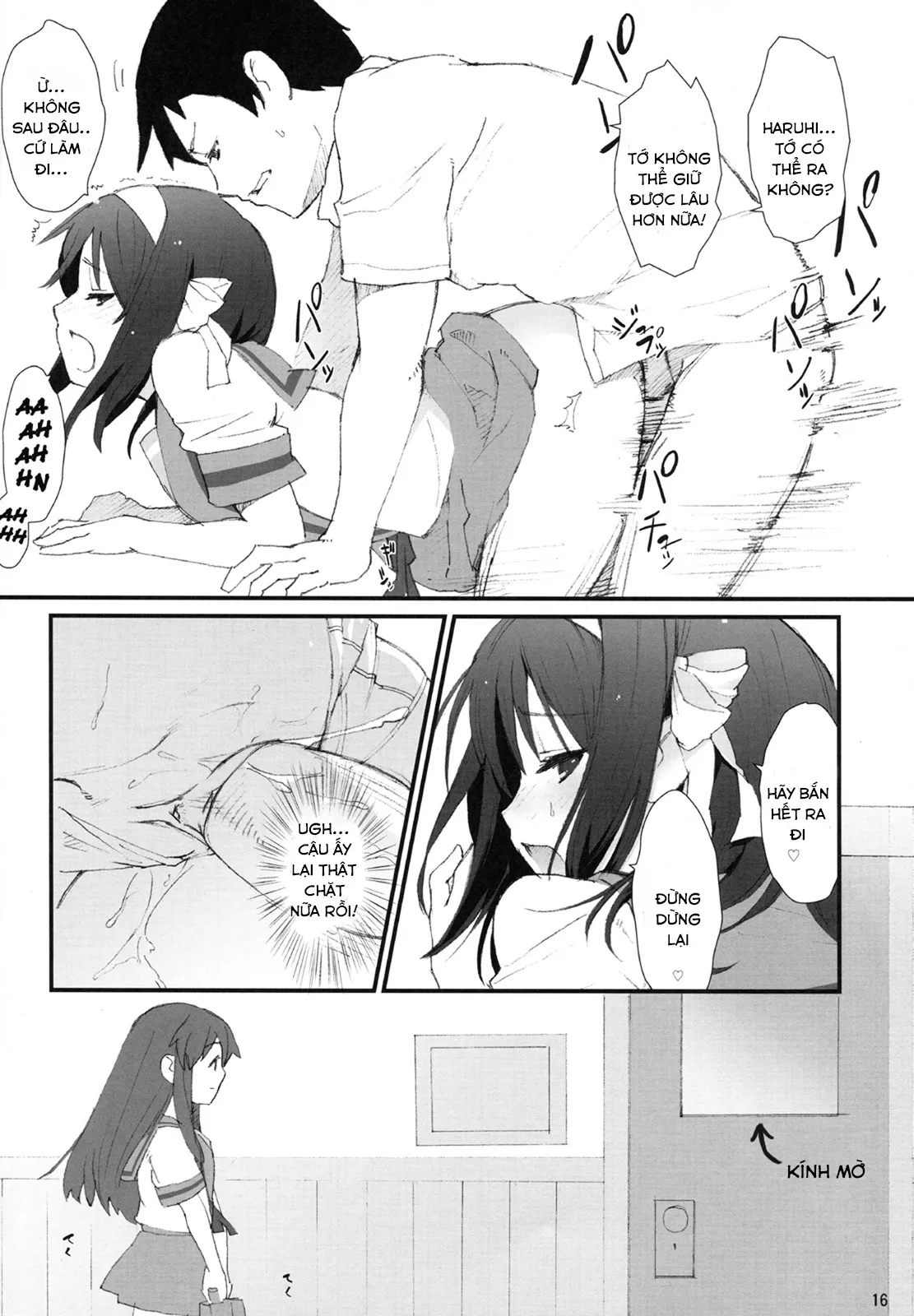 HentaiVN.net - Ảnh 15 - Honto wa Okotteru no yo! Baka... (Suzumiya Haruhi no Yuuutsu) [I Really Am Angry! Idiot...] - Chap 1