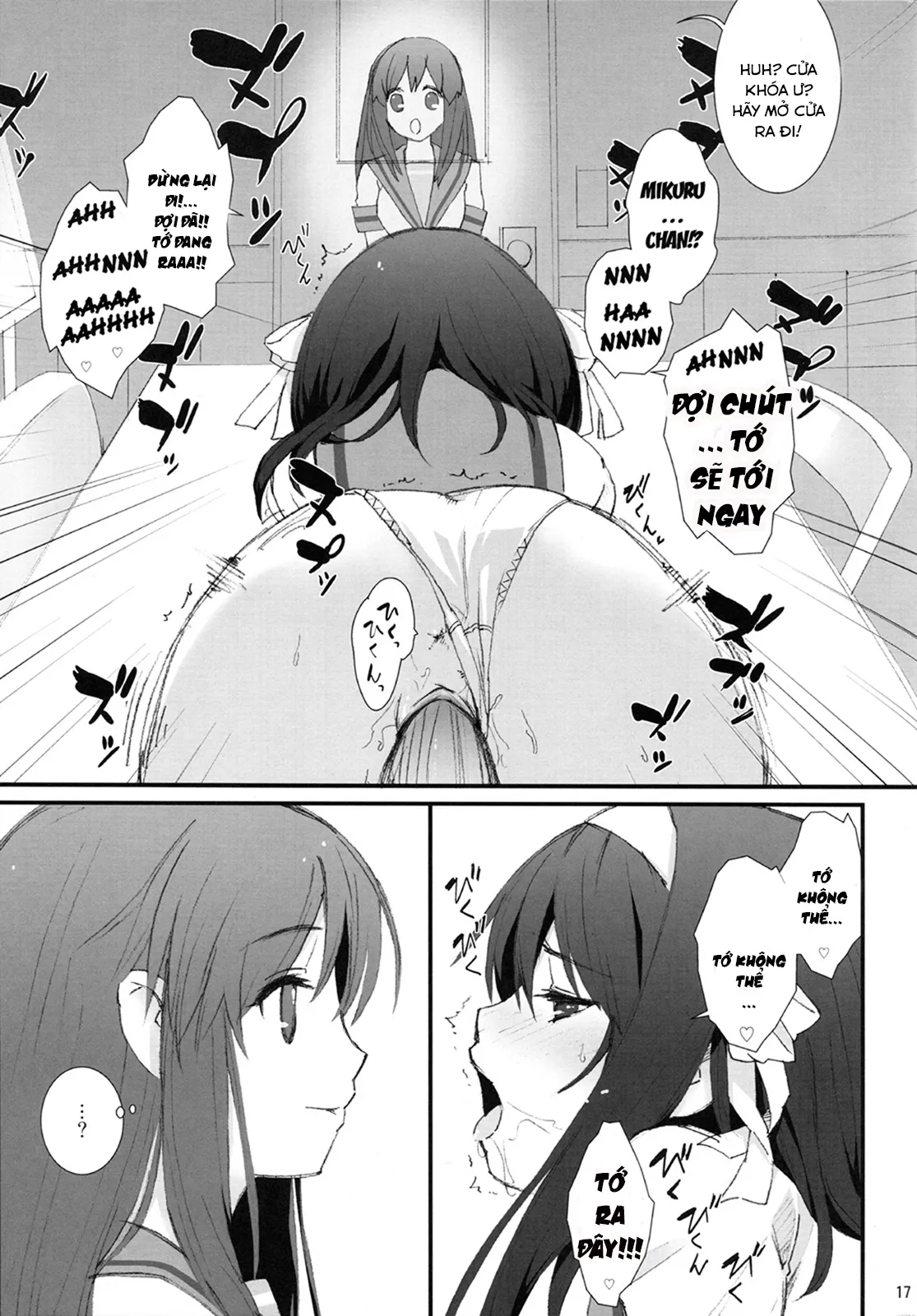 HentaiVN.net - Ảnh 16 - Honto wa Okotteru no yo! Baka... (Suzumiya Haruhi no Yuuutsu) [I Really Am Angry! Idiot...] - Chap 1
