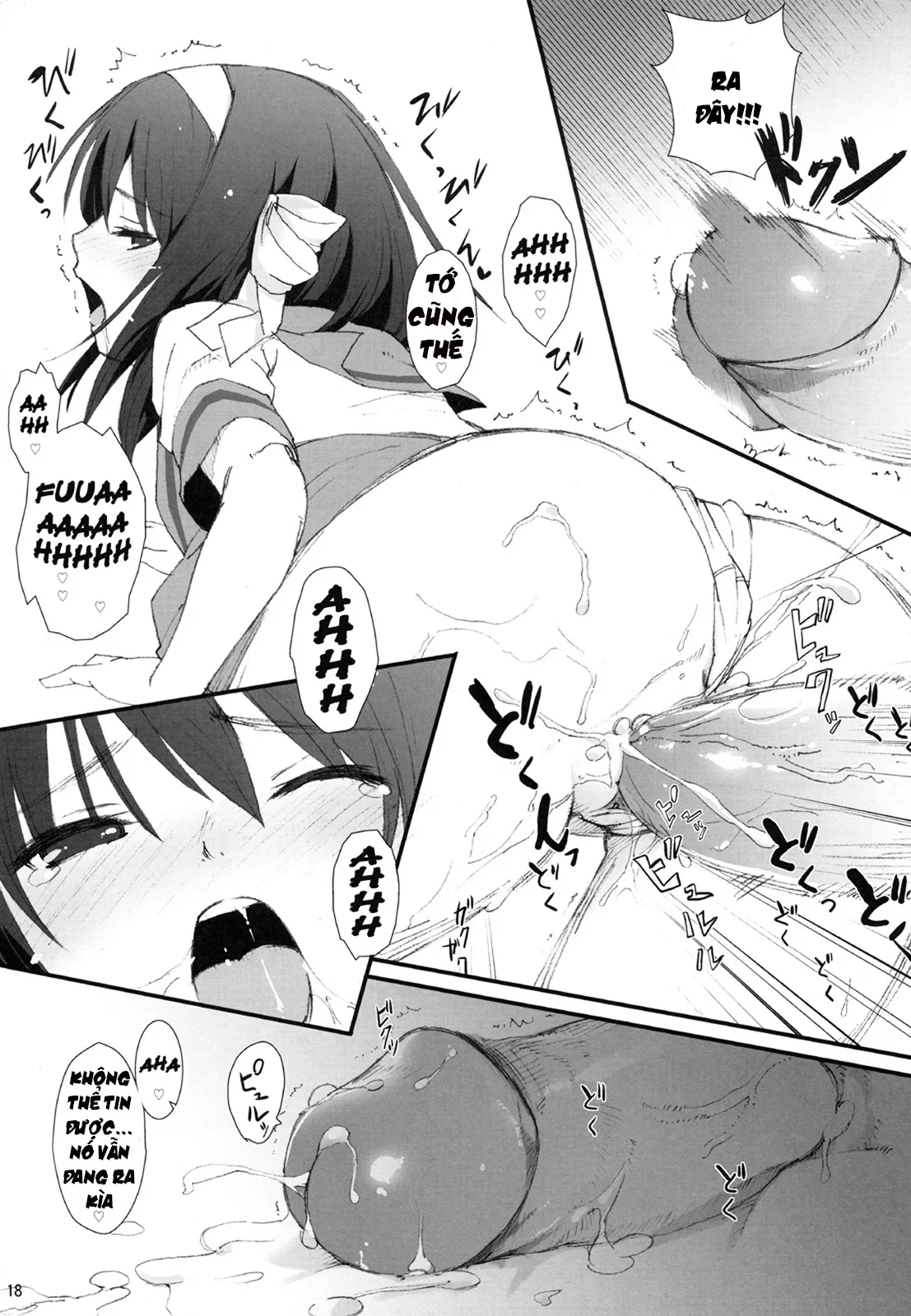 HentaiVN.net - Ảnh 17 - Honto wa Okotteru no yo! Baka... (Suzumiya Haruhi no Yuuutsu) [I Really Am Angry! Idiot...] - Chap 1