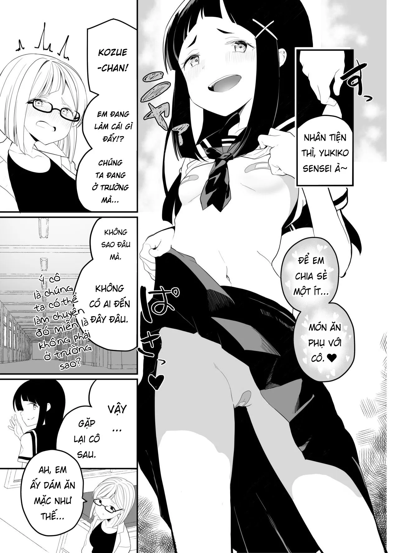 HentaiVN.net - Ảnh 5 - Hadaka no Kozue-chan - Chap 1