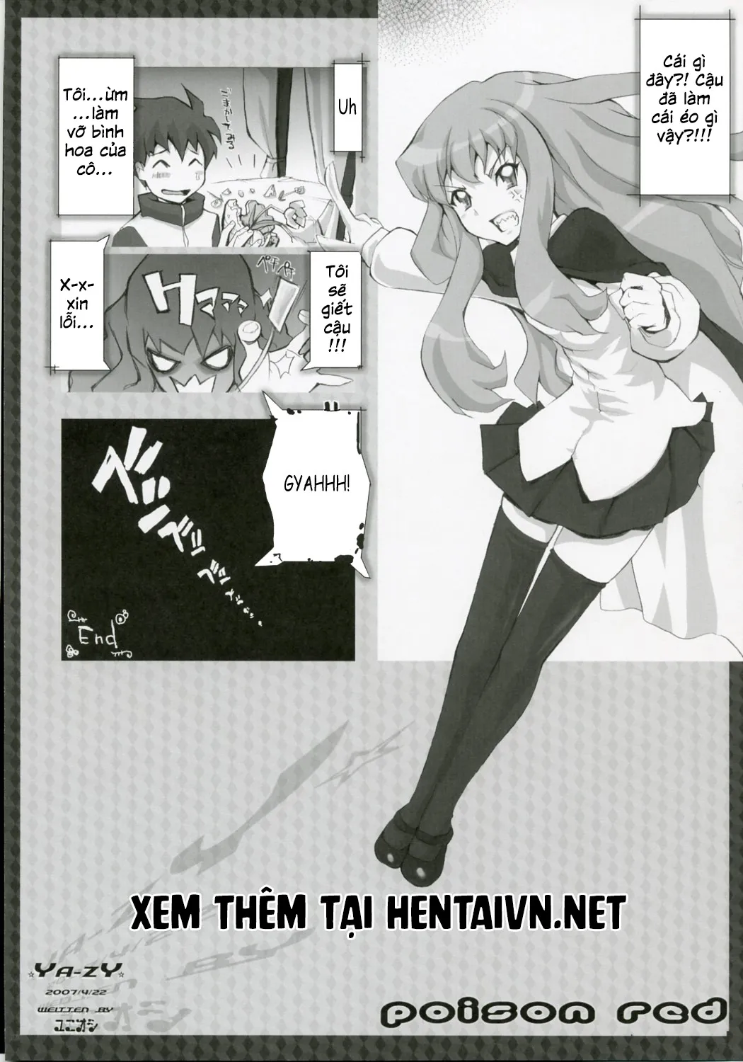 HentaiVN.net - Ảnh 13 - Poison Red (Zero no Tsukaima) - Chap 1