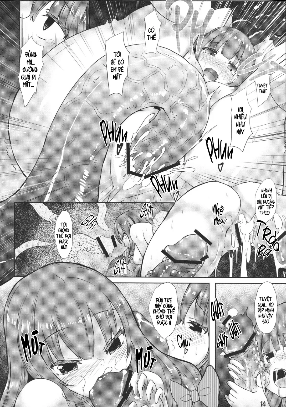 HentaiVN.net - Ảnh 13 - Majokko Patchouli-tan Shizuku [(Reitaisai 10) [YuKi-IRo (Yukiusagi.)] Majokko Patchouli-tan Shizuku (Touhou Project) [Vietnamese]] - Chap 1
